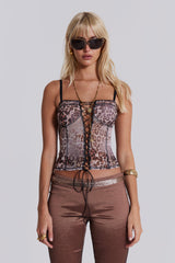 Zelda Lace Up Corset Top