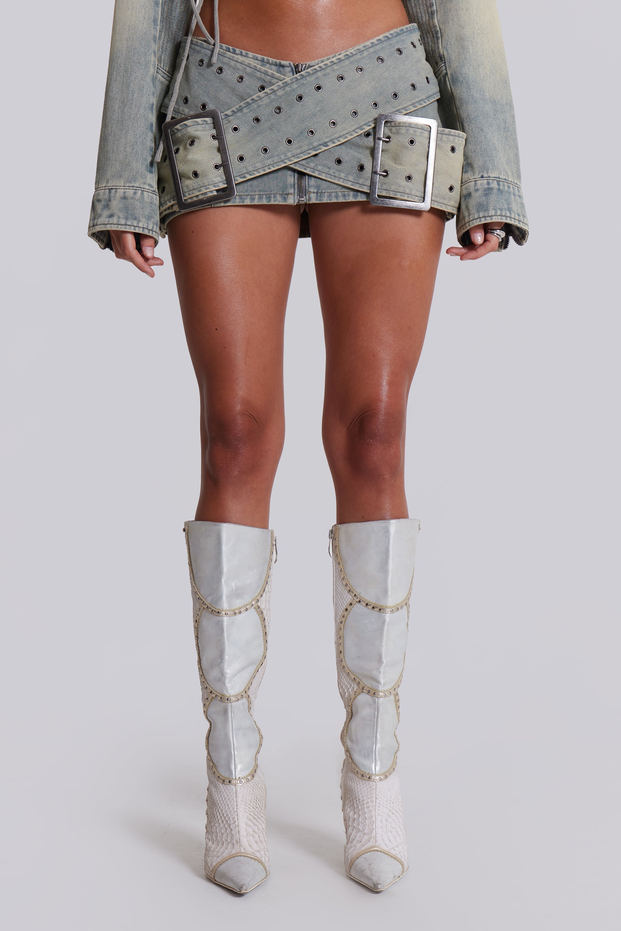 Denim Assassin Micro Mini Skirt