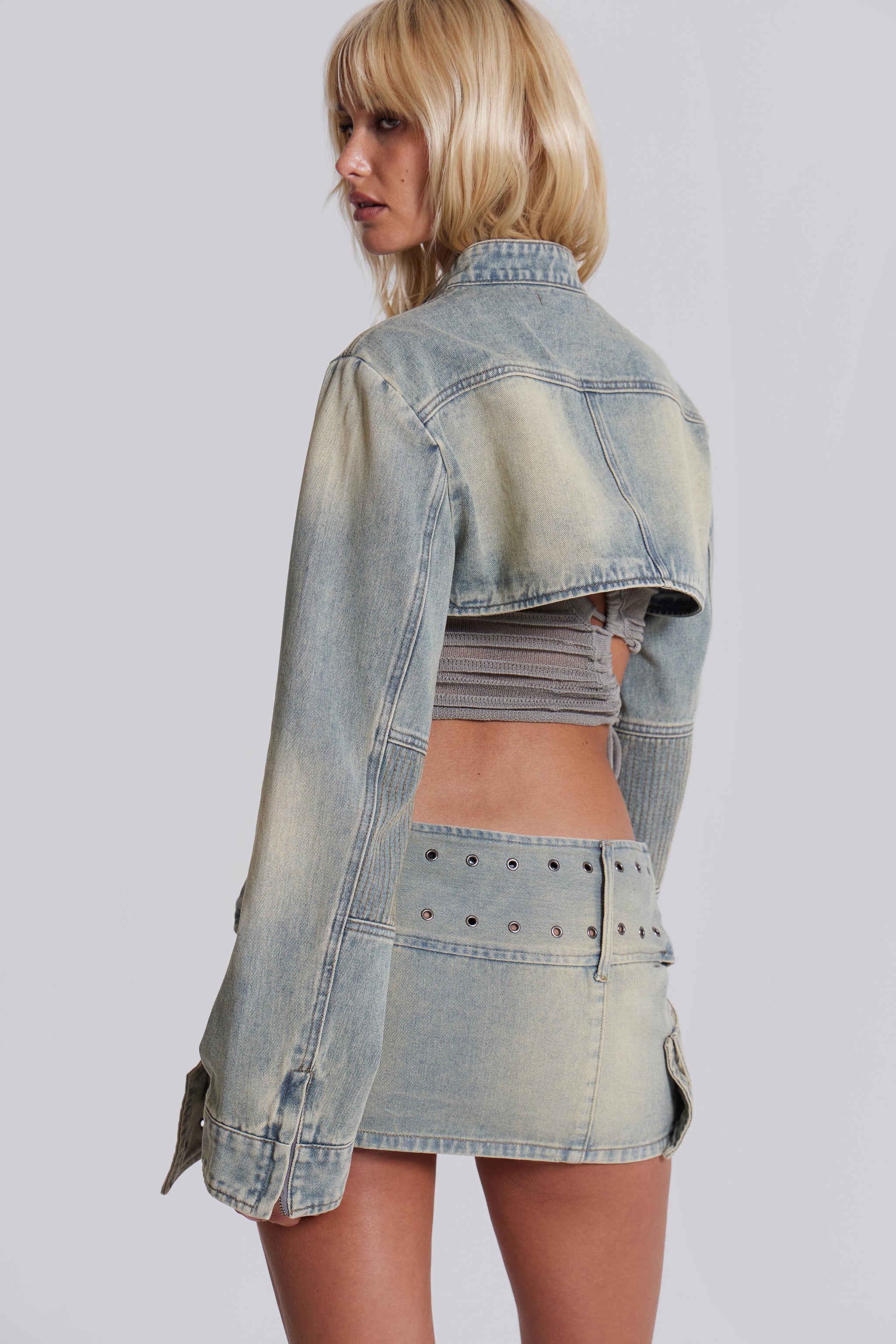 Denim Assassin Micro Mini Skirt