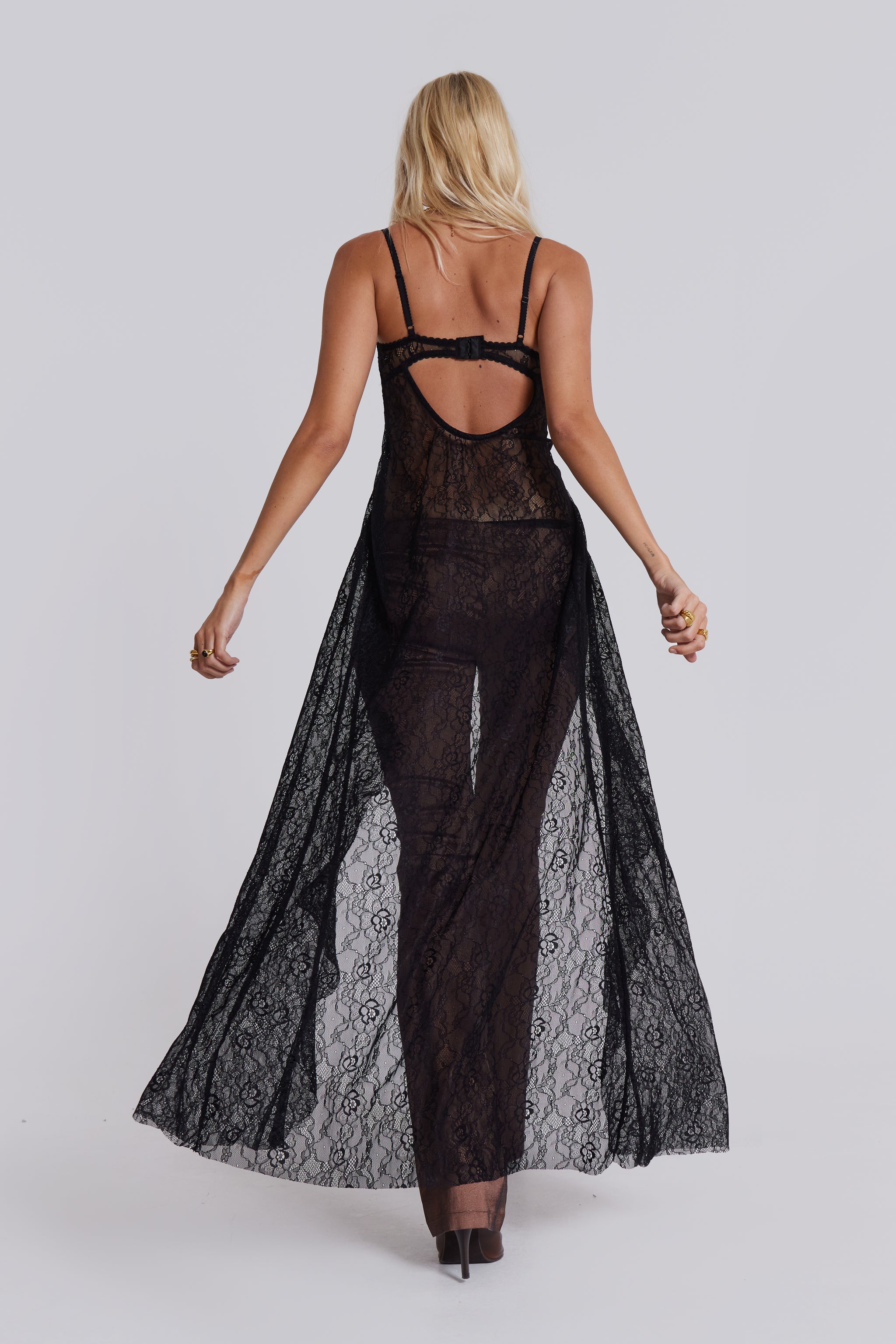 Astoria Bralette Lace Top in Leopard