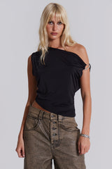 Dare To Drape Top in Black