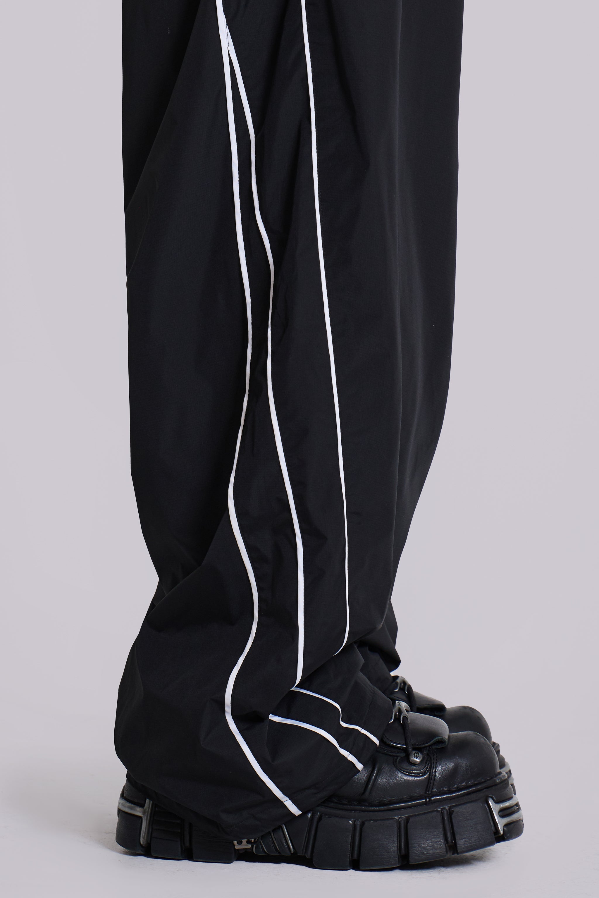 Black Vapor Tracksuit Bottoms