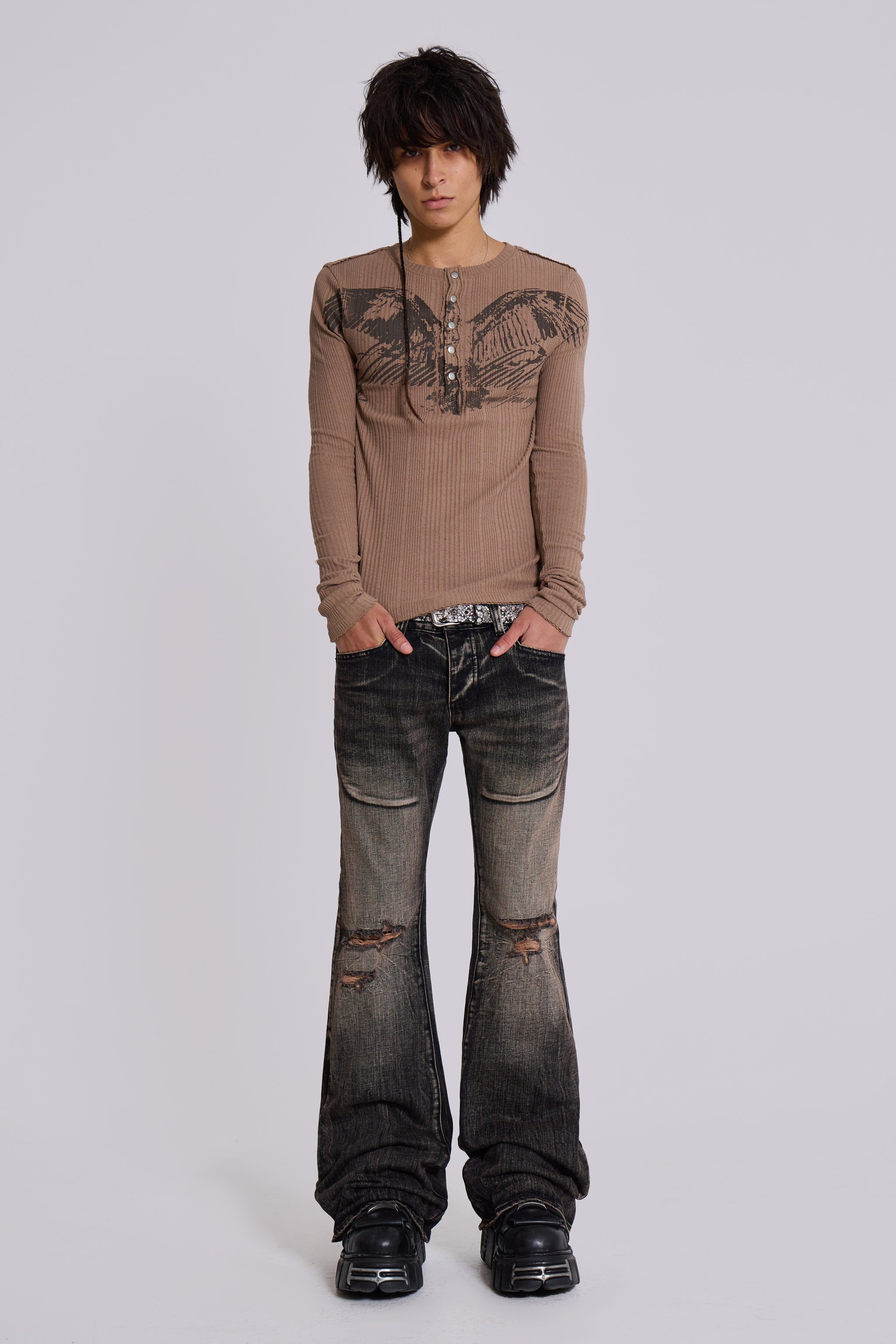 Dune Drift Flared Jeans