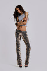 Leona Bootcut Cooper Jeans in Tiger