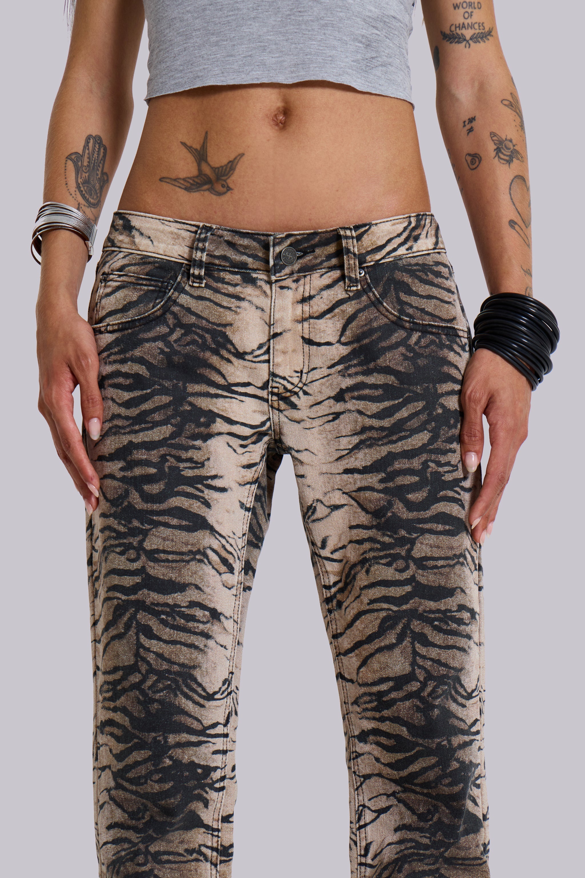 Leona Bootcut Cooper Jeans in Tiger
