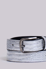 Silver Gator Belt