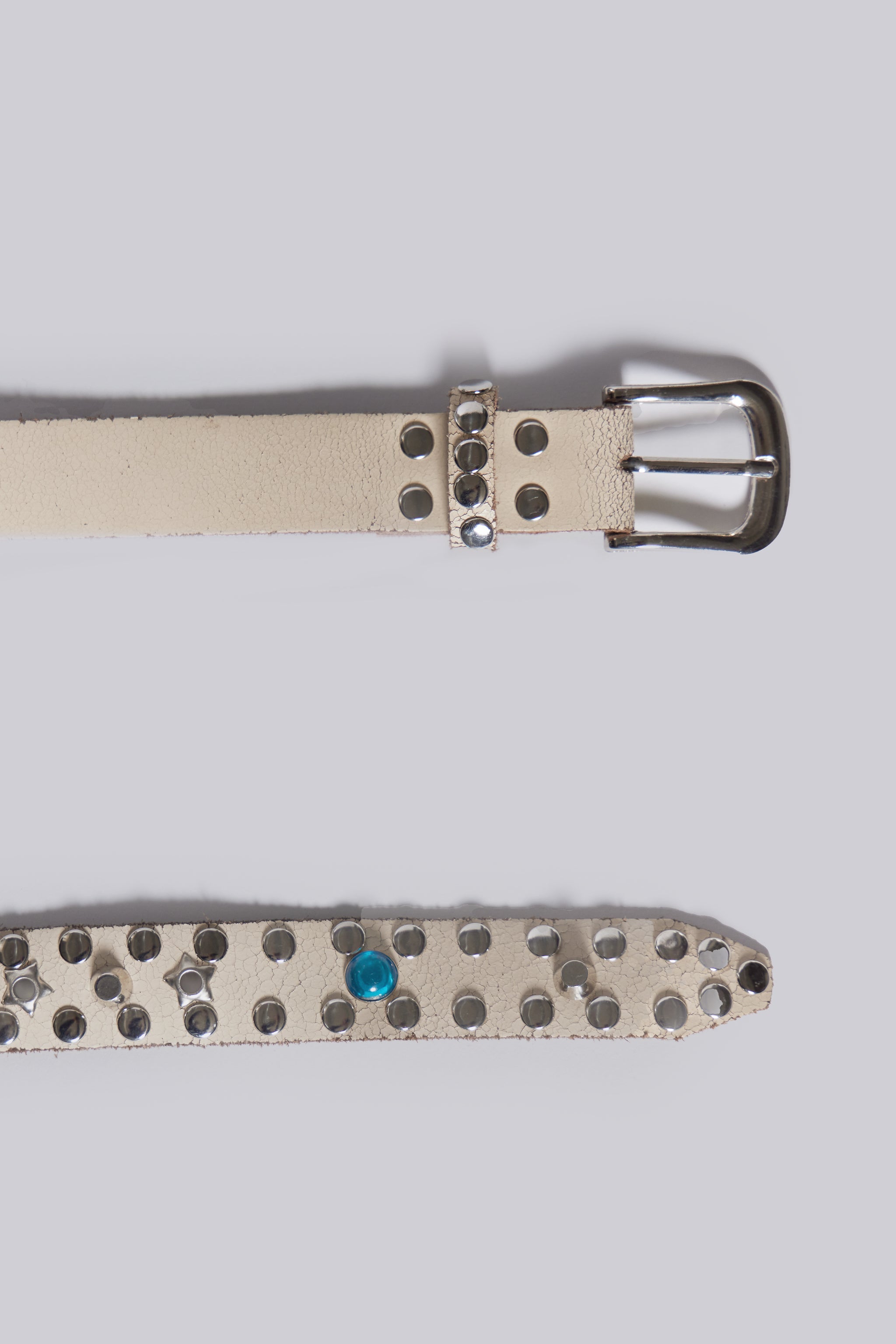 Ecru Starstud Belt