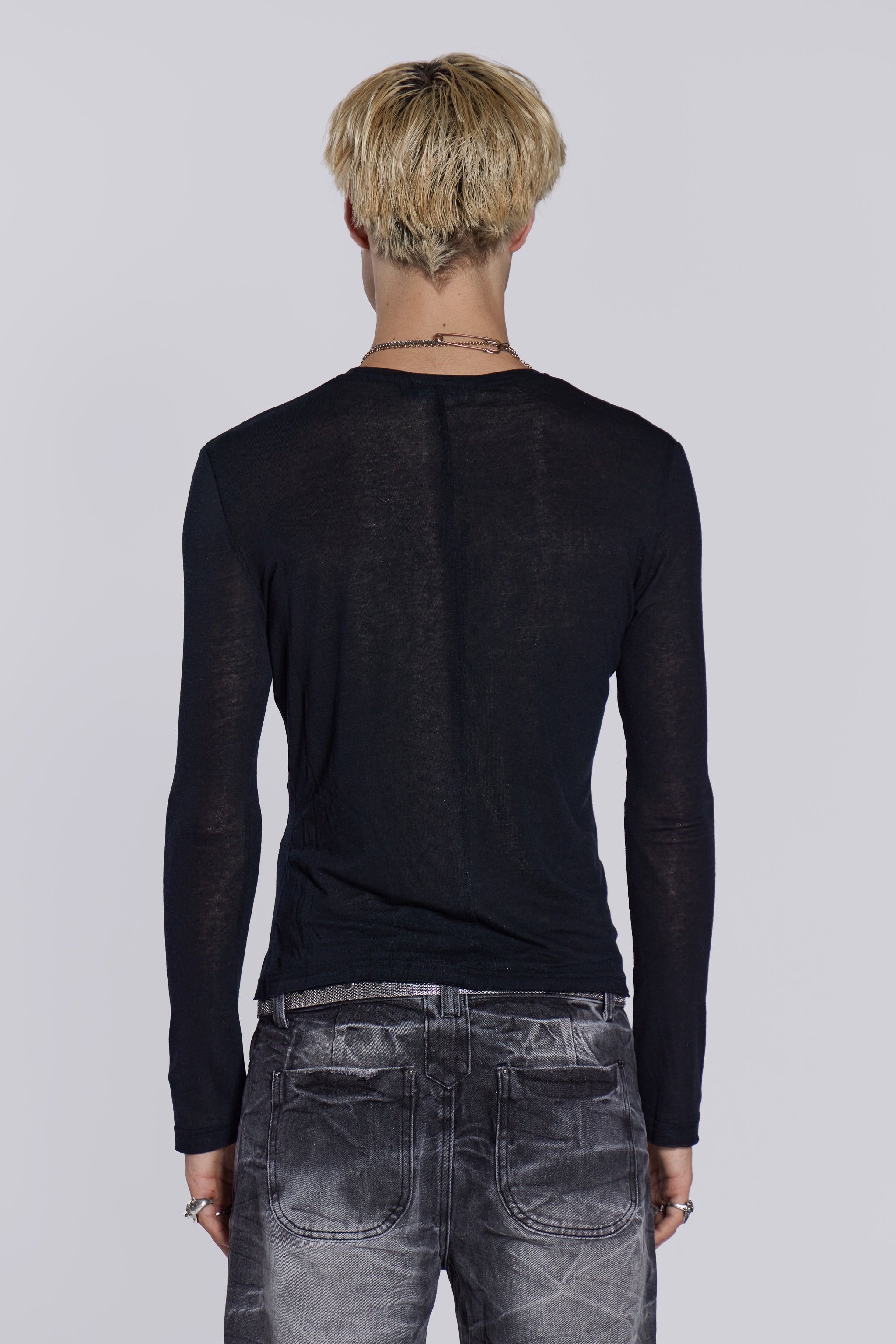 Black Mist Long Sleeve Top