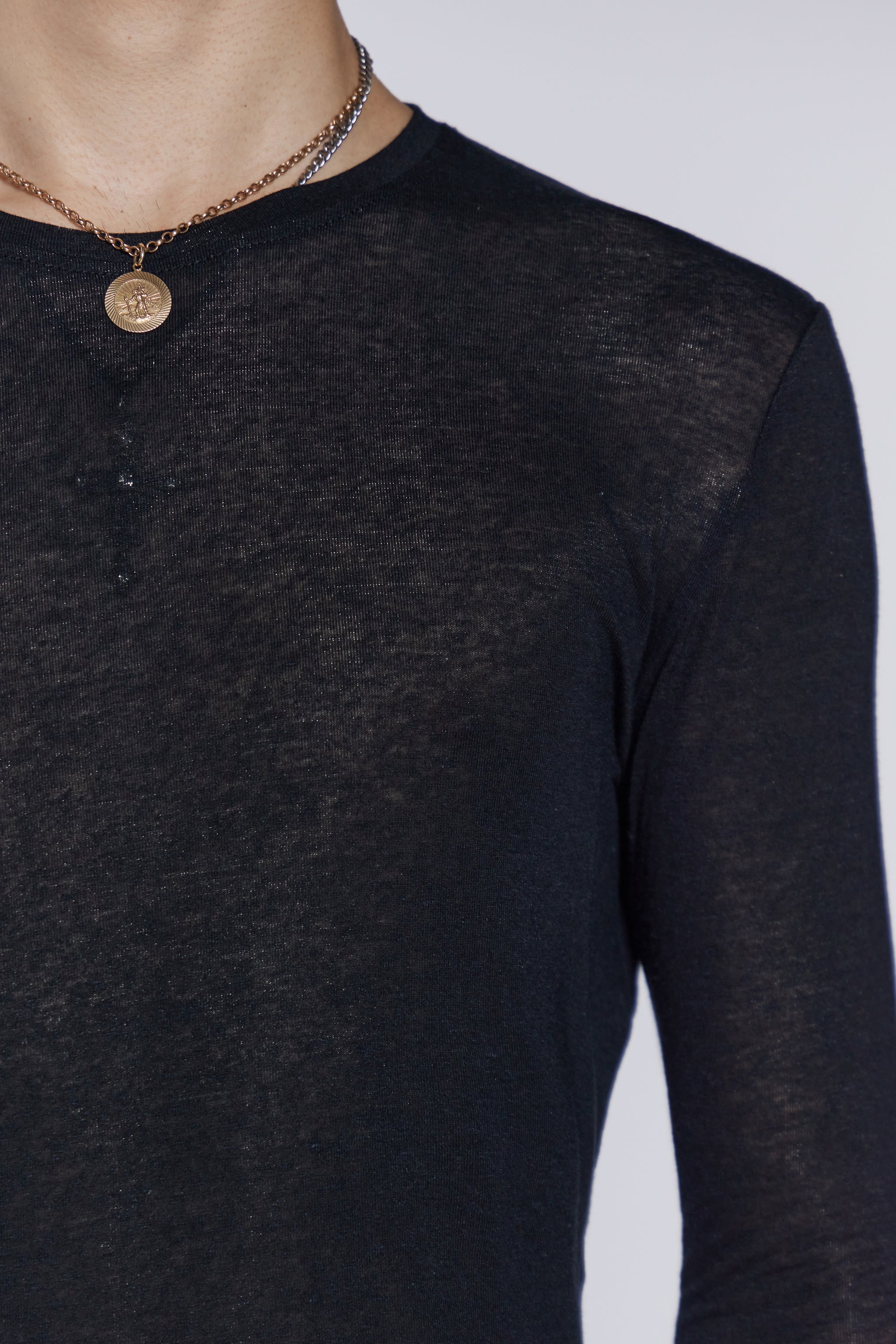 Black Mist Long Sleeve Top