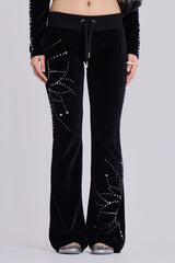 Superset Studded Velour Bootcut Trousers
