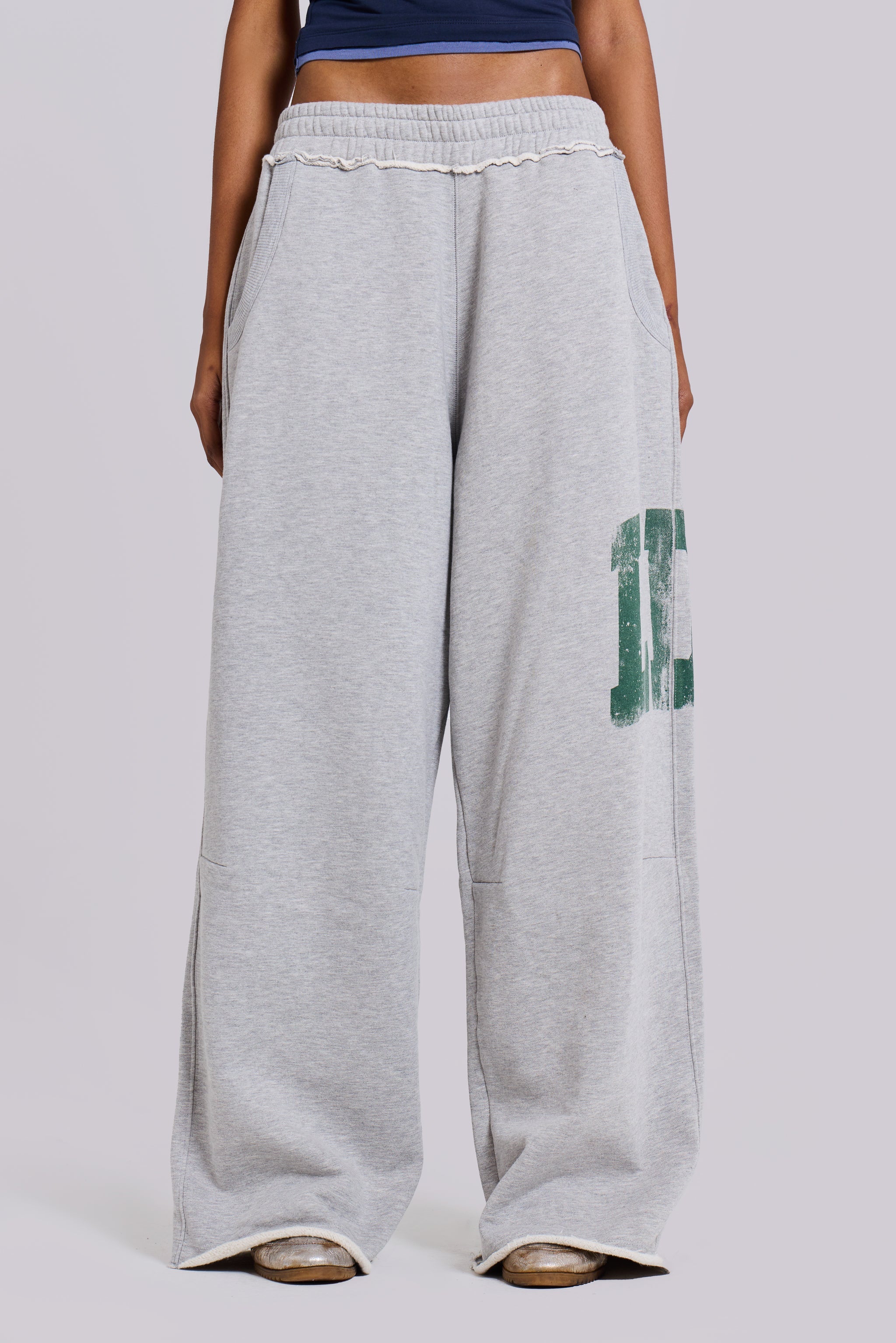 LDN Print Grey Marl Monster Joggers