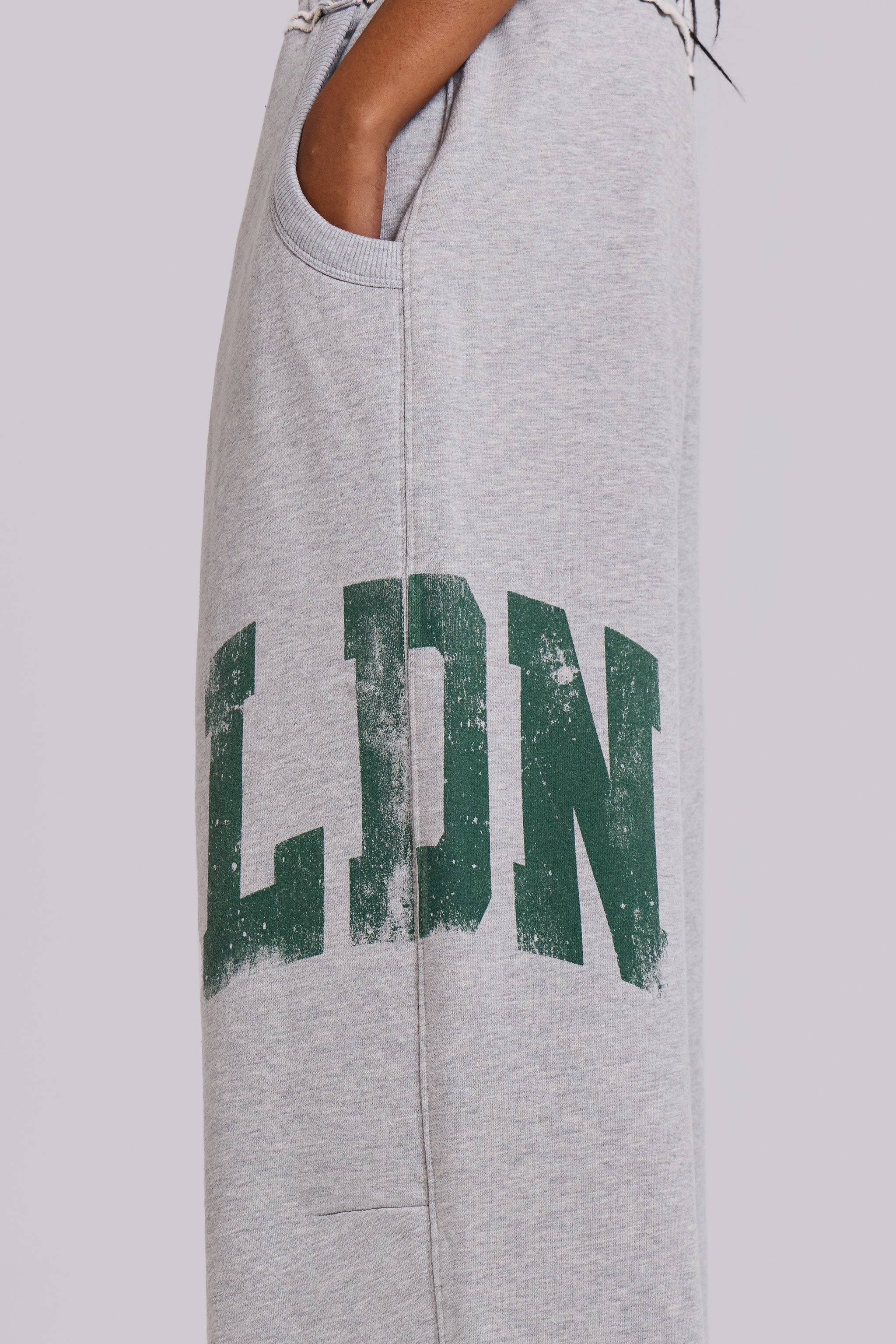 LDN Print Grey Marl Monster Joggers