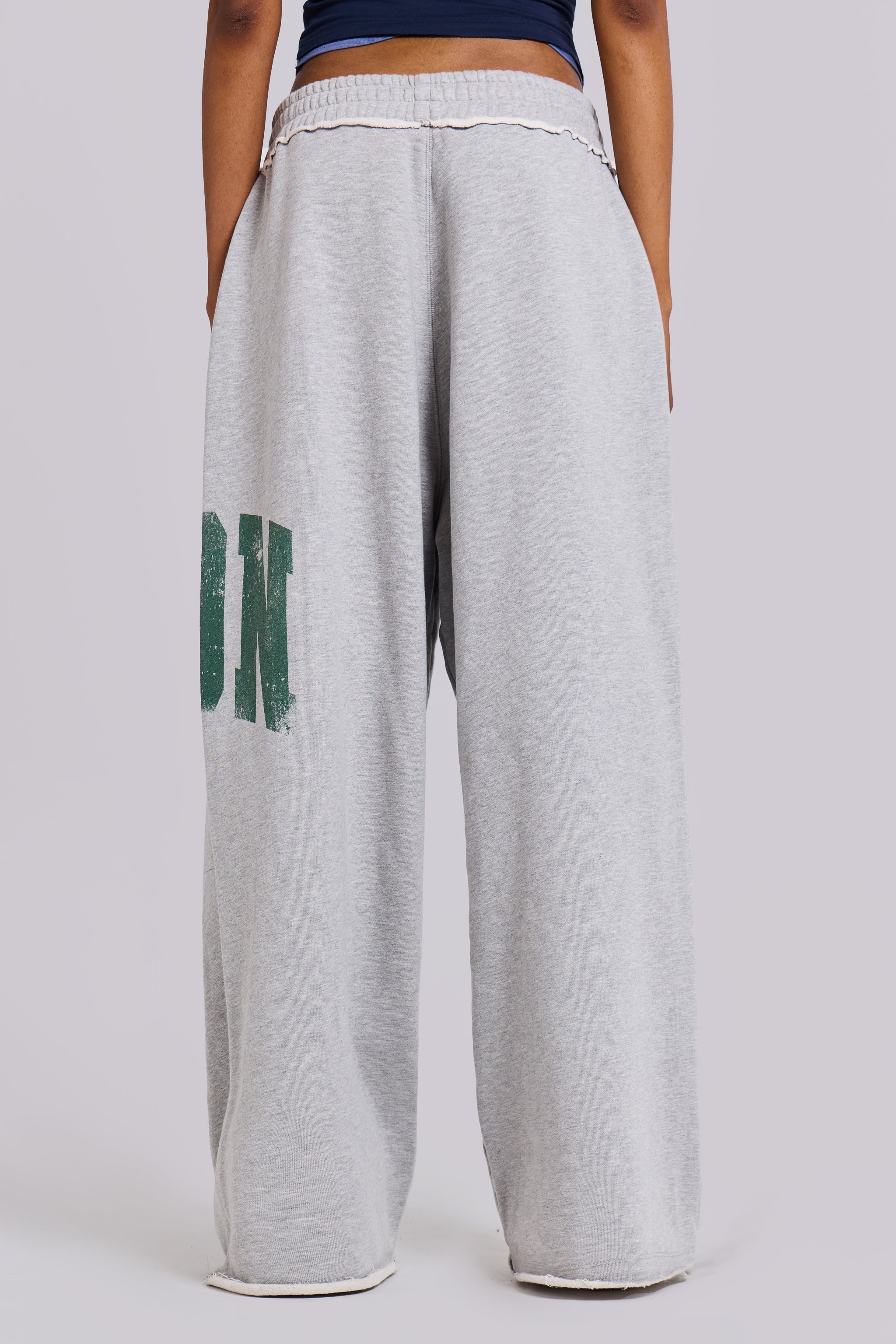 LDN Print Grey Marl Monster Joggers
