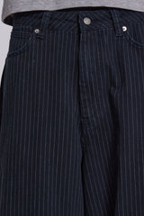Black Pinstripe XL Colossus Jeans