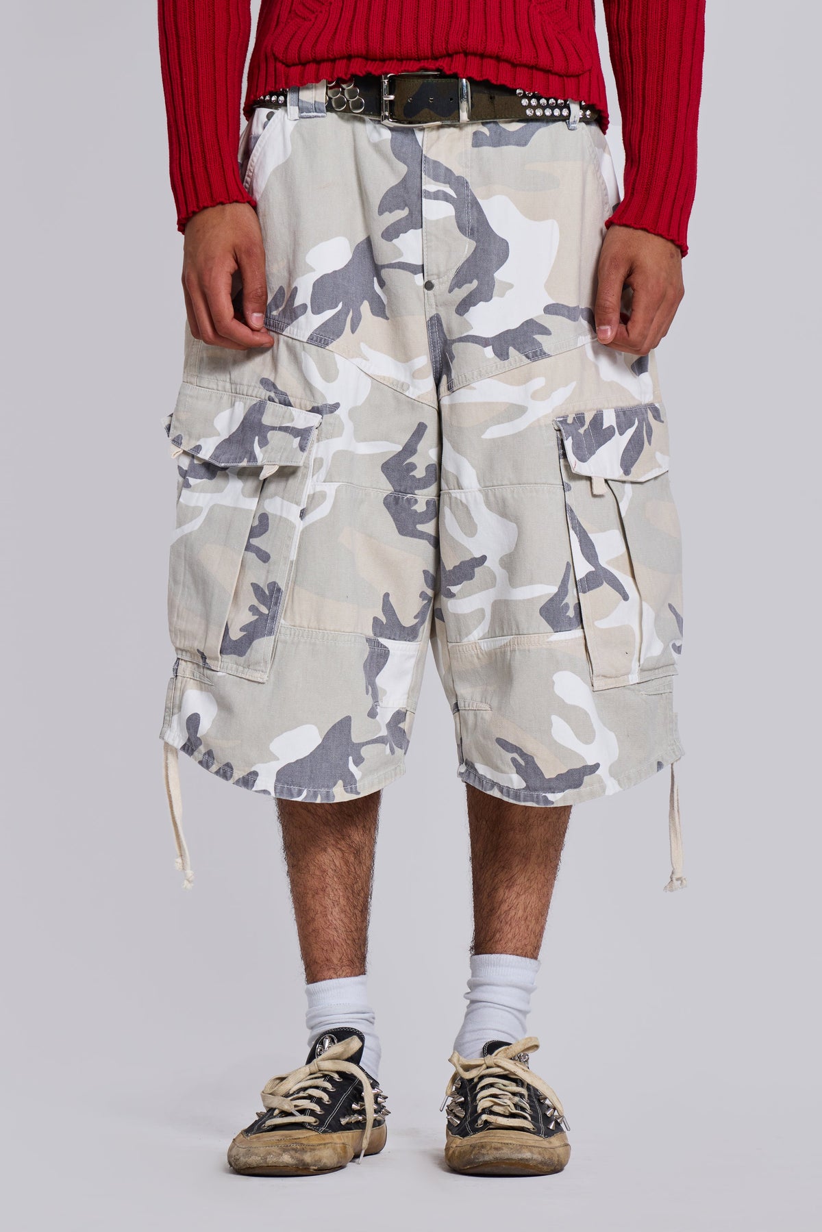 Snow Camo Cadet Cargo Shorts