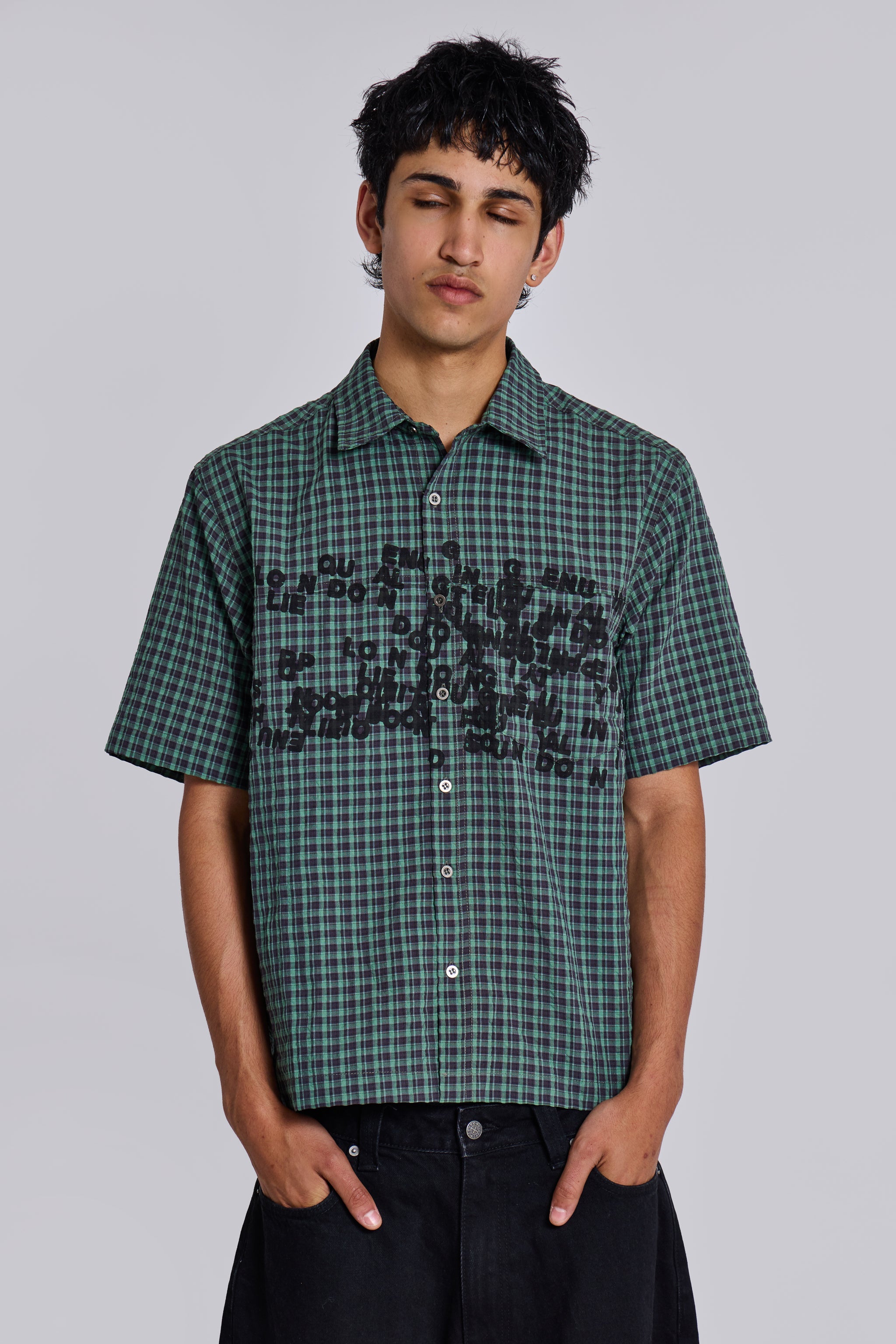 Green Typo Shirt