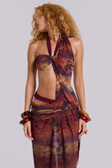 Sonora Asymmetric Maxi Dress