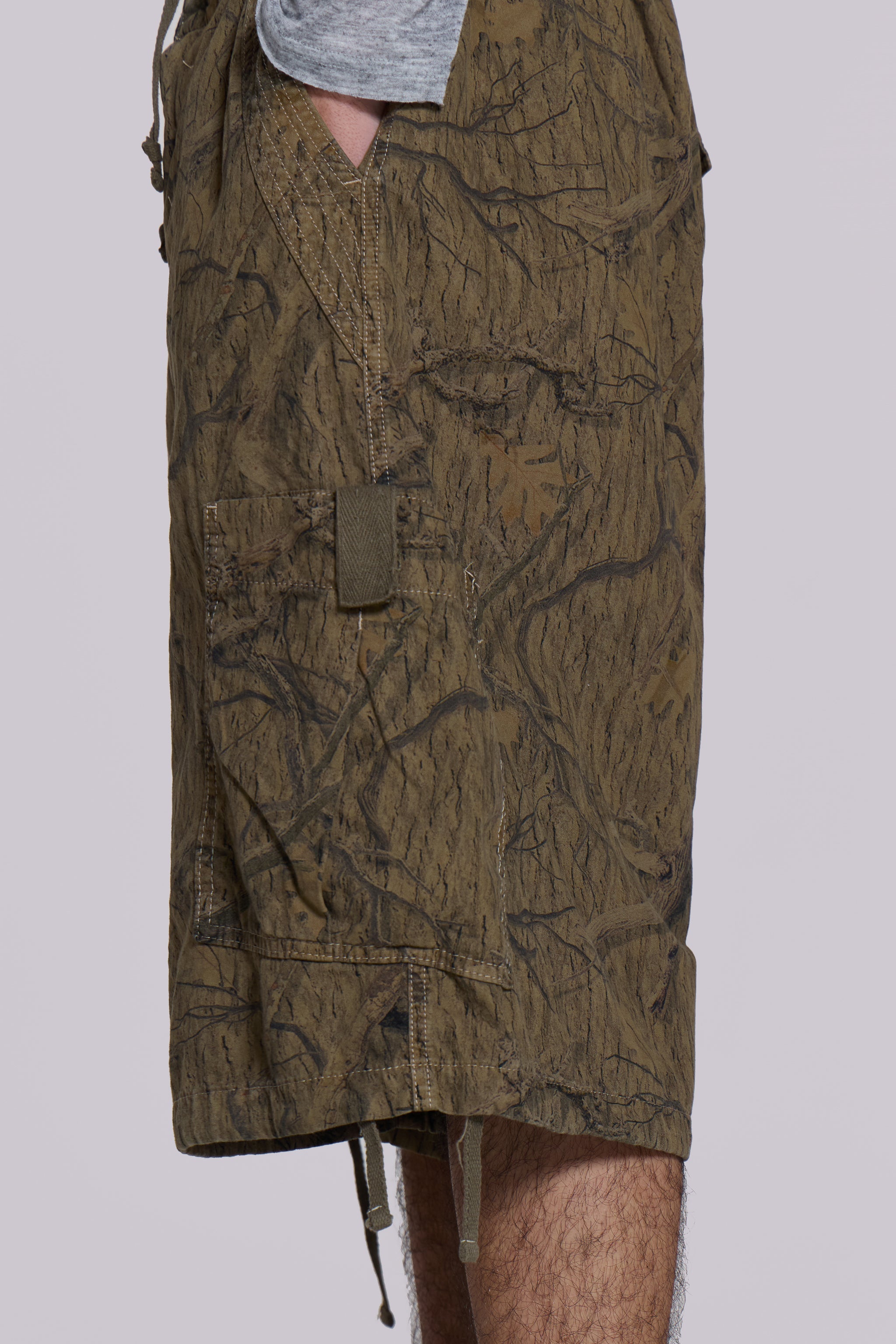 Forest Camo Parachute Shorts