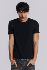 Studded Black Mist T-Shirt
