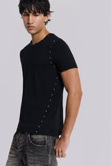 Studded Black Mist T-Shirt