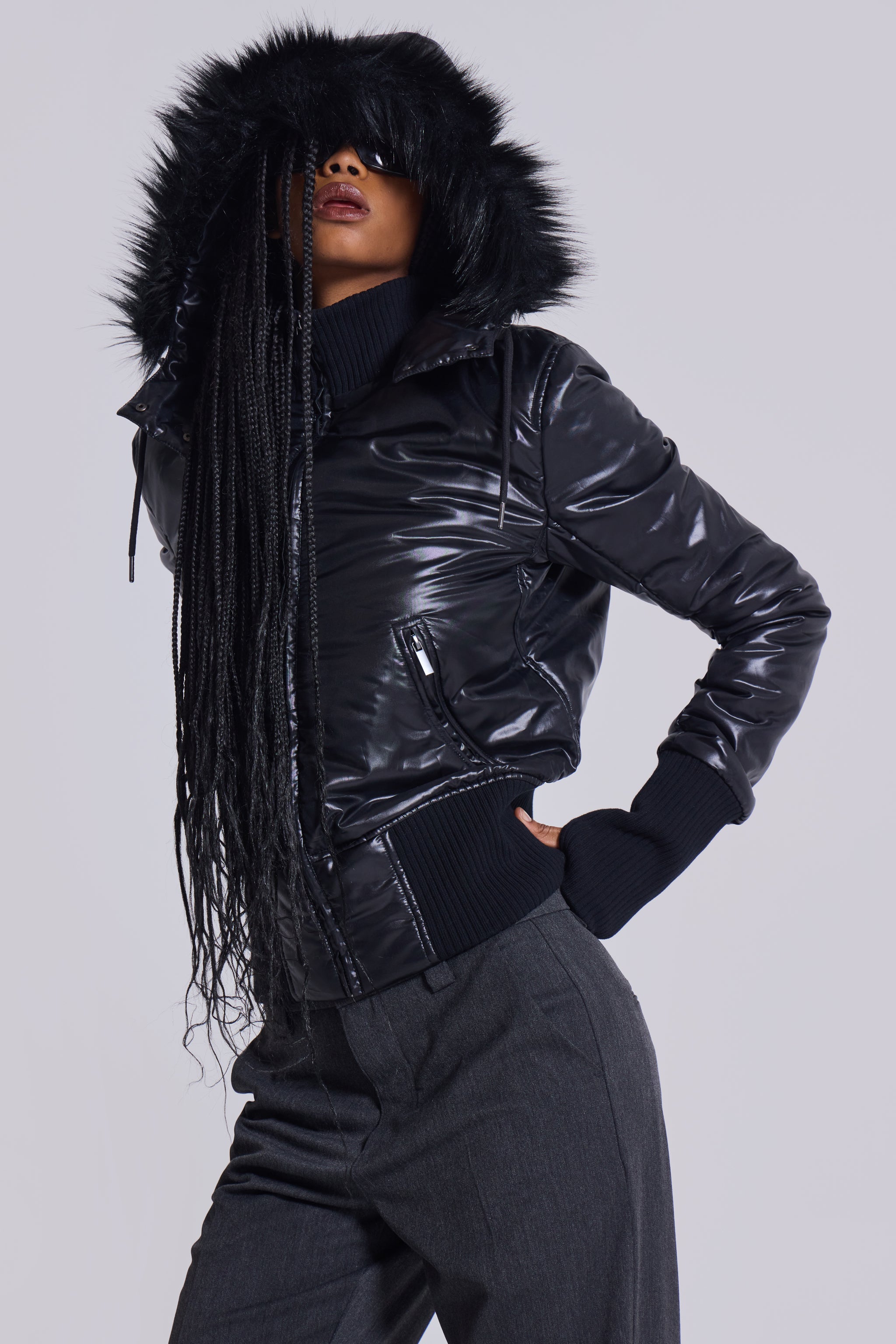 Black Mercury Puffer Jacket