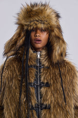 Blonde Fur Trapper Hat