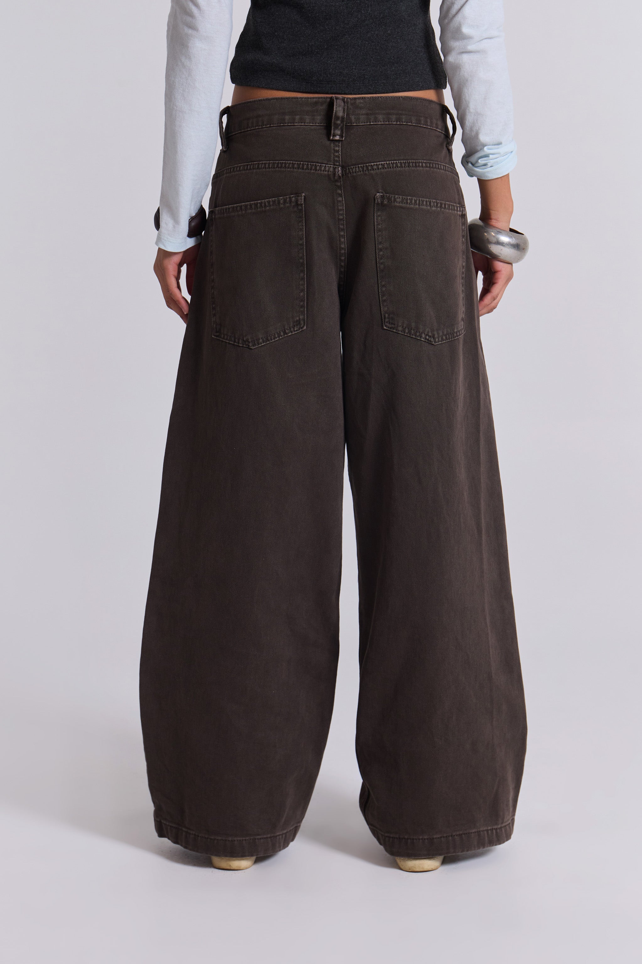 Washed Brown Colossus Jeans