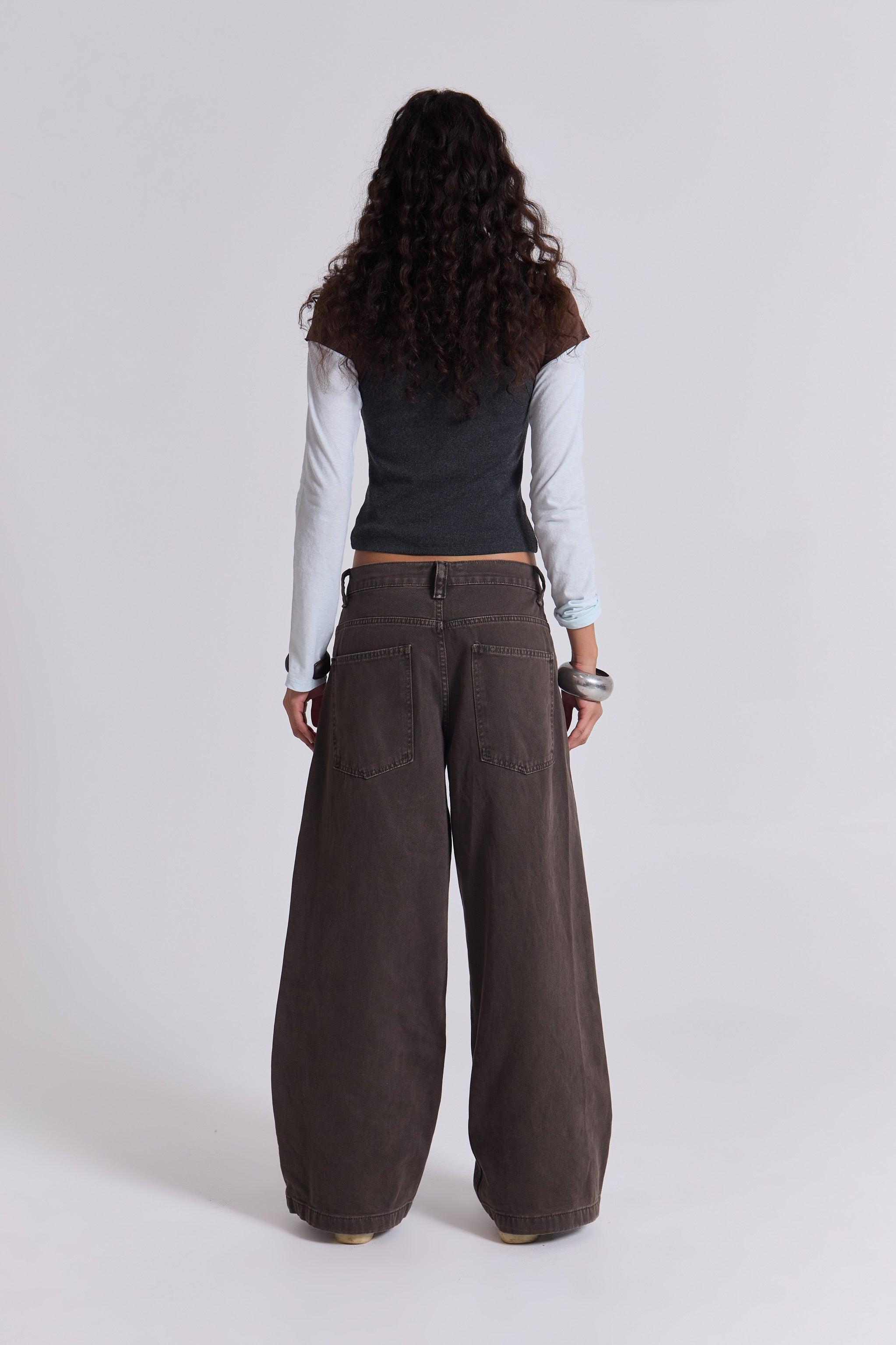 Washed Brown Colossus Jeans