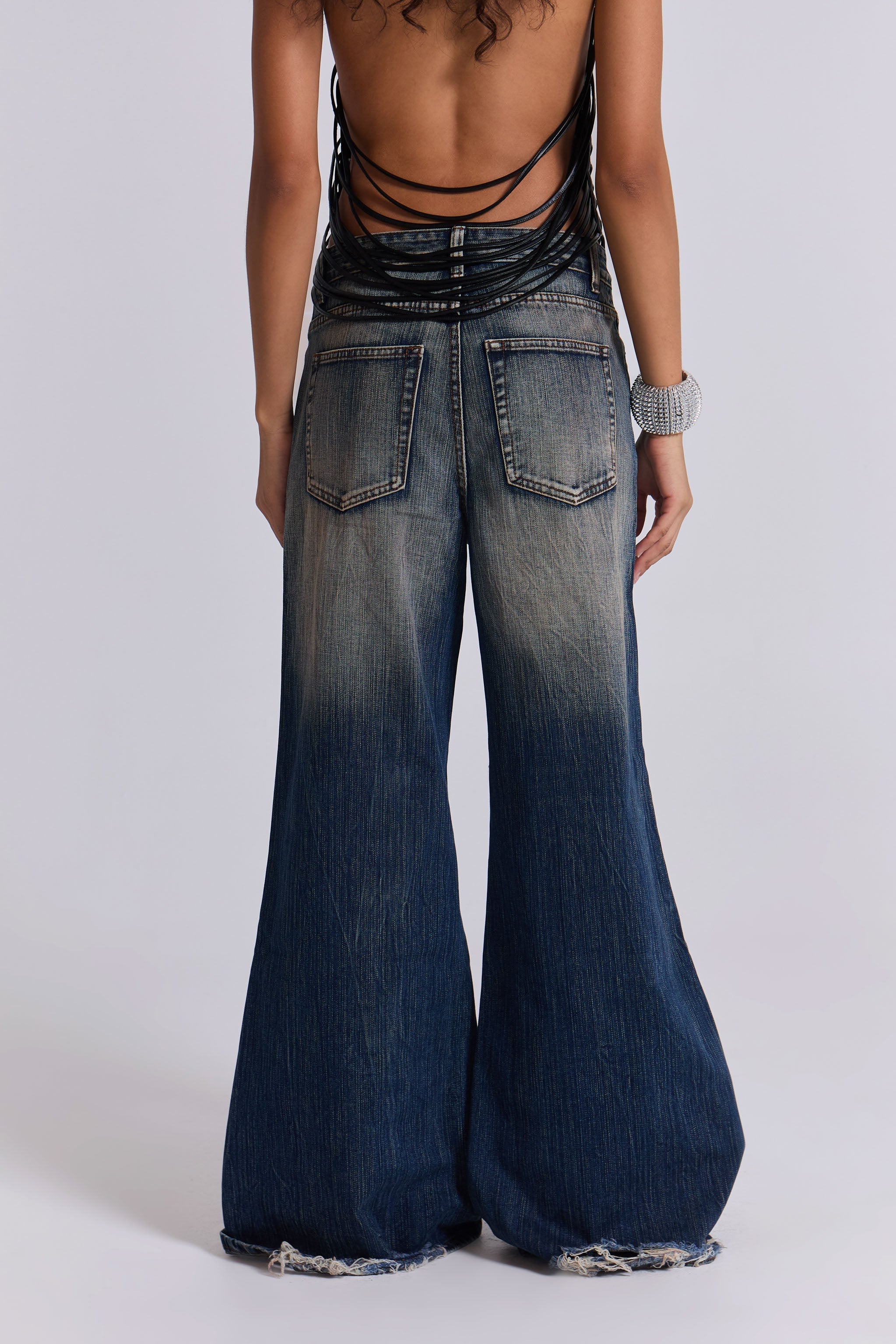 Vortex Baggy Flared Jeans