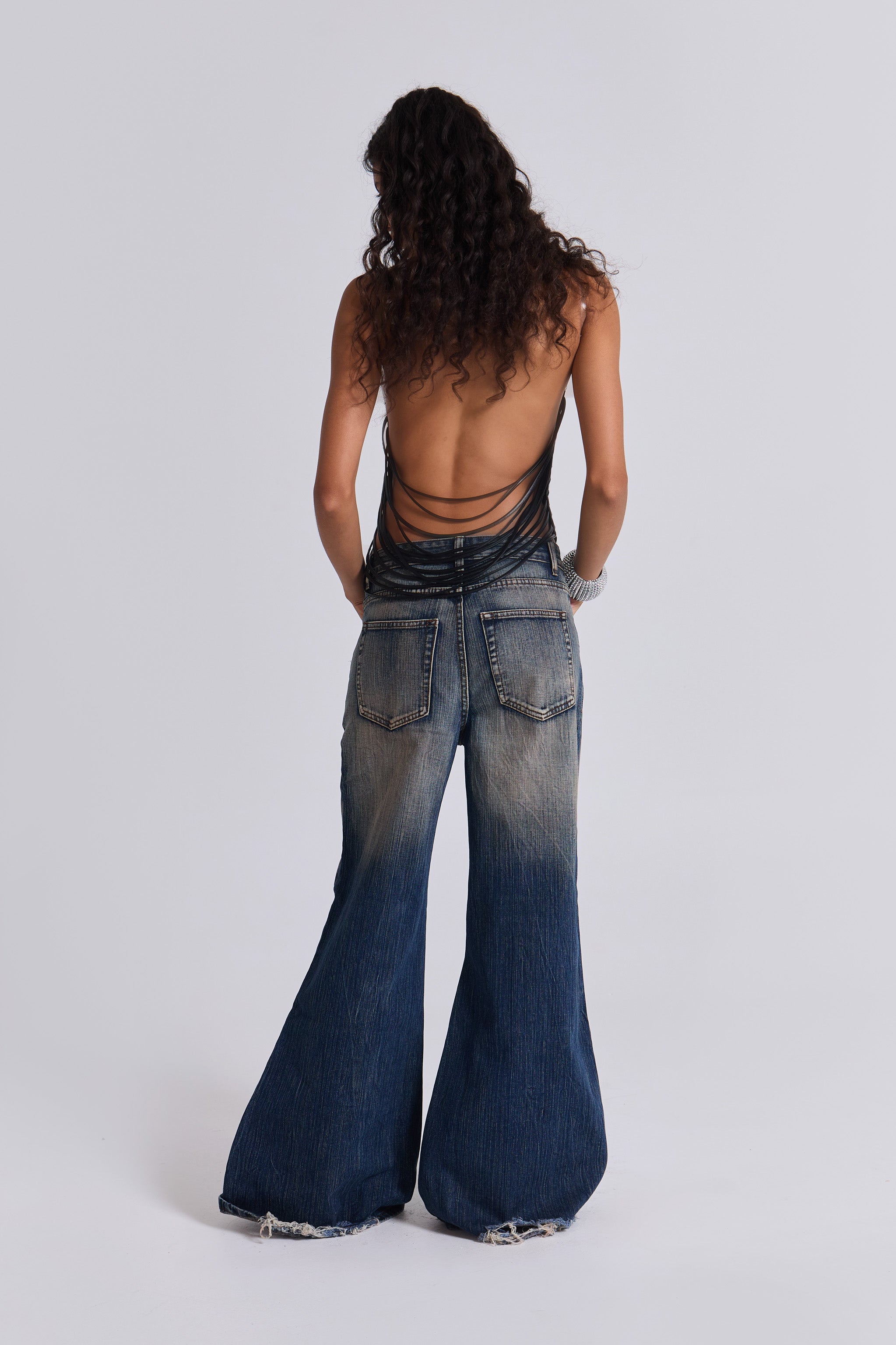 Vortex Baggy Flared Jeans