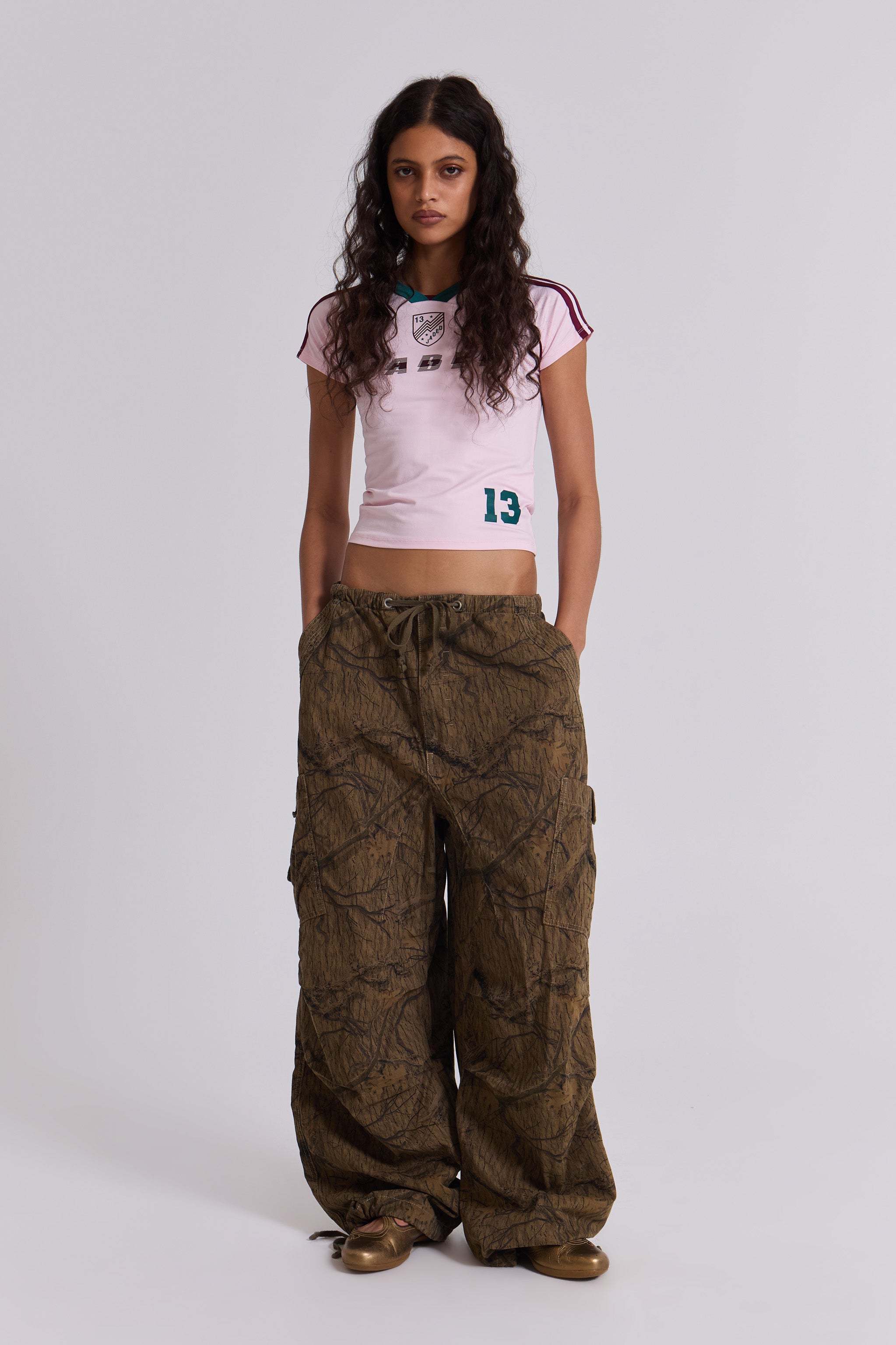 Forest Camo Parachute Pants