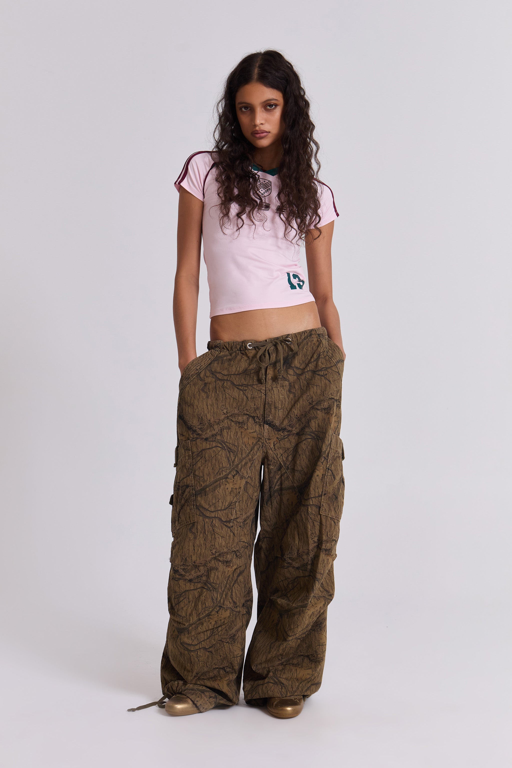 Forest Camo Parachute Pants