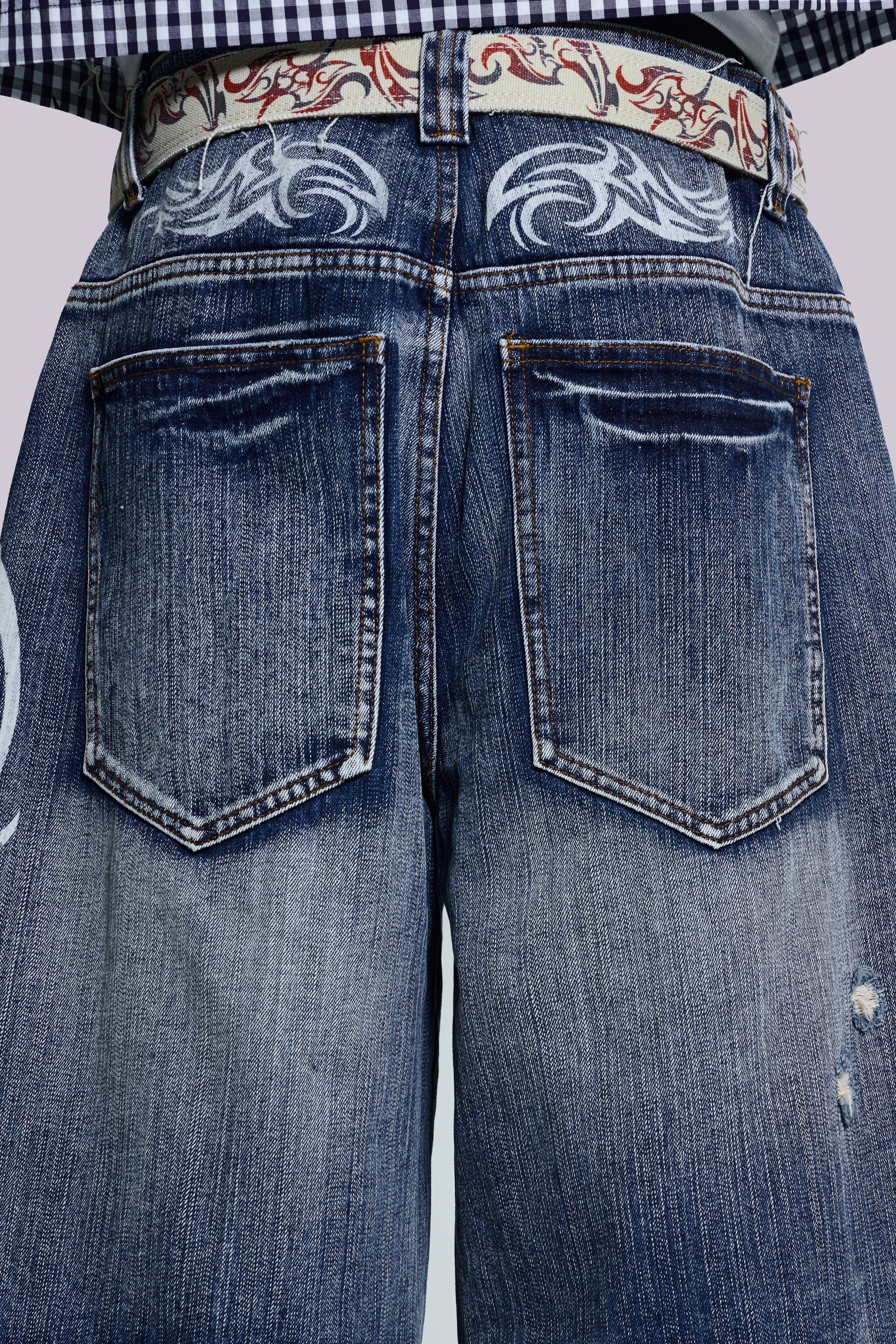 Light Wash Blade Colossus Jorts