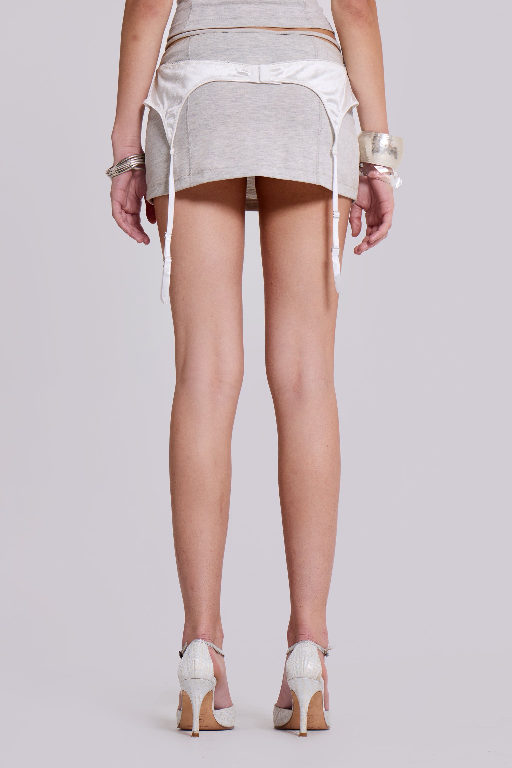 In Lust Suspender Mini Skirt