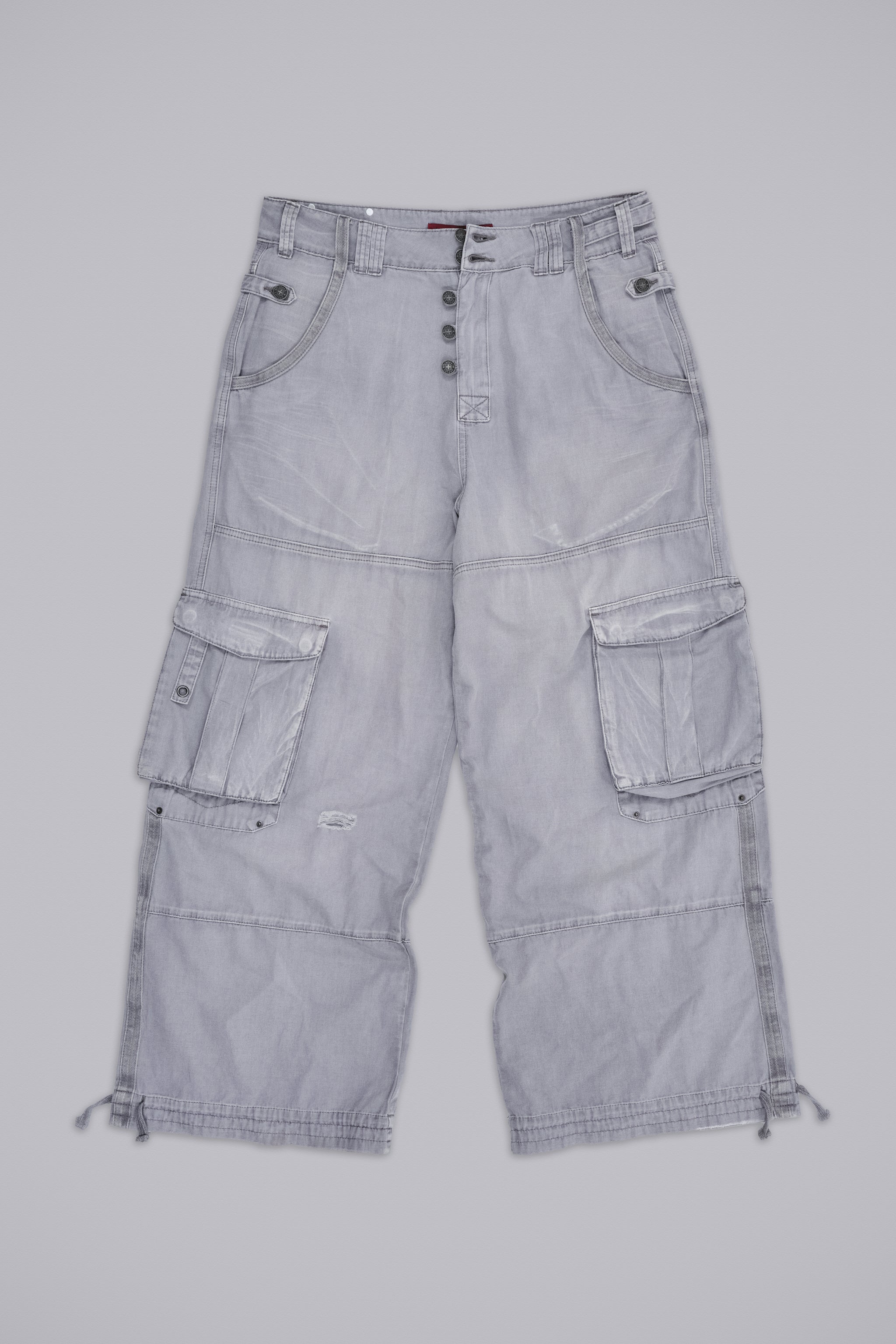 Washed Grey Decoy Cargos