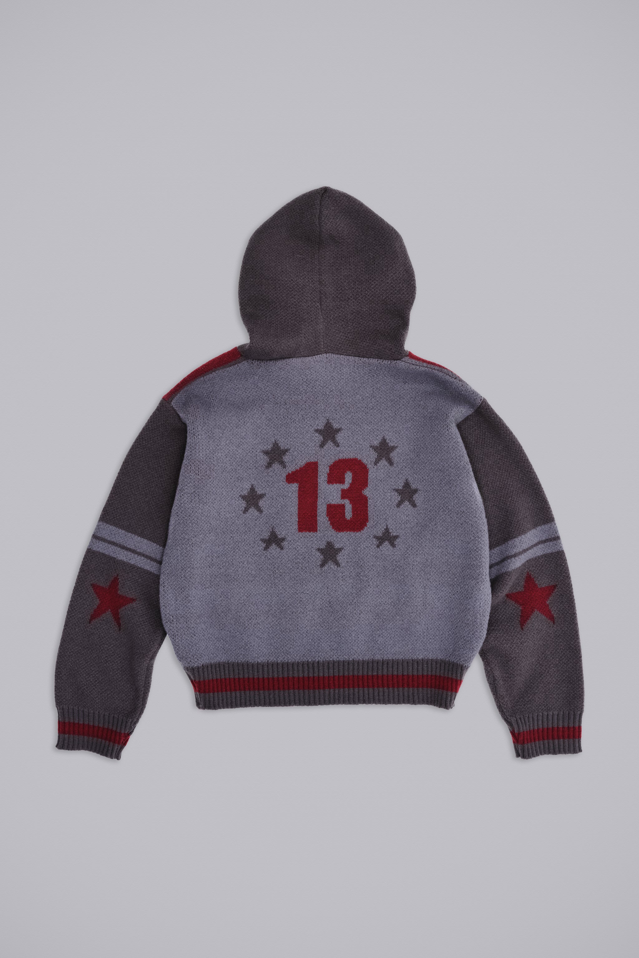 LDN Knitted Zip-Up Hoodie