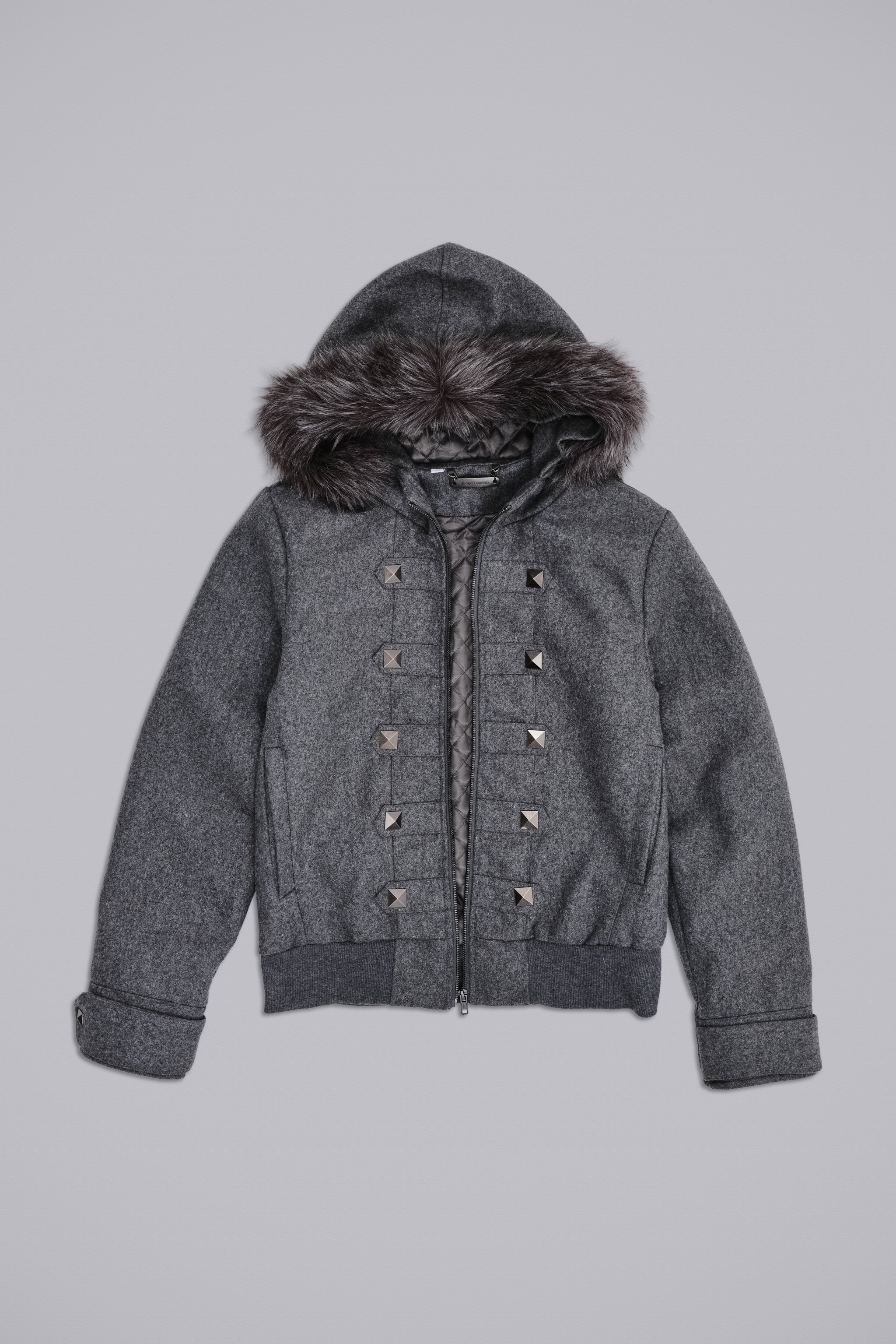 Marl Military Hooded Jacket