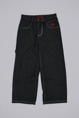 Black Ollie Pinstripe XL Colossus Jeans