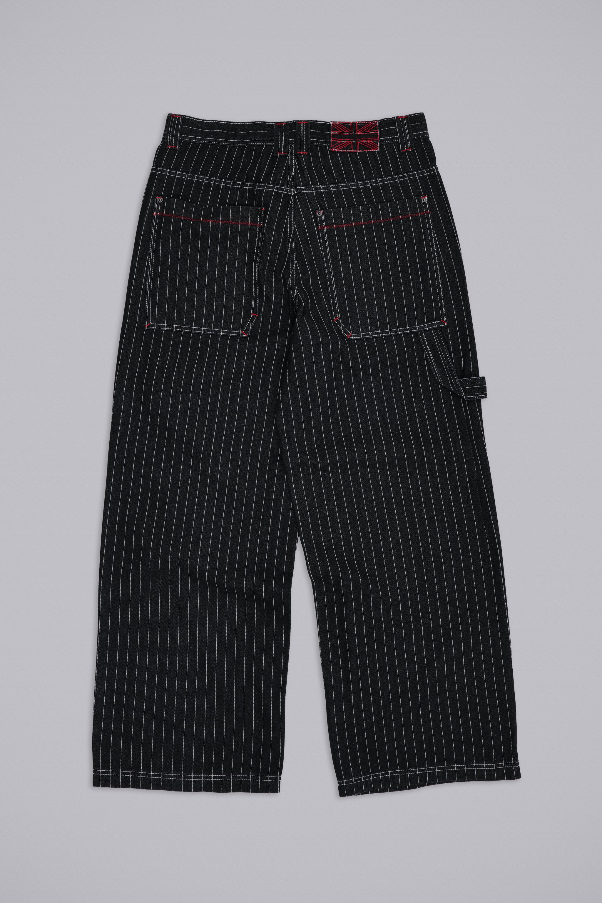 Black Ollie Pinstripe XL Colossus Jeans