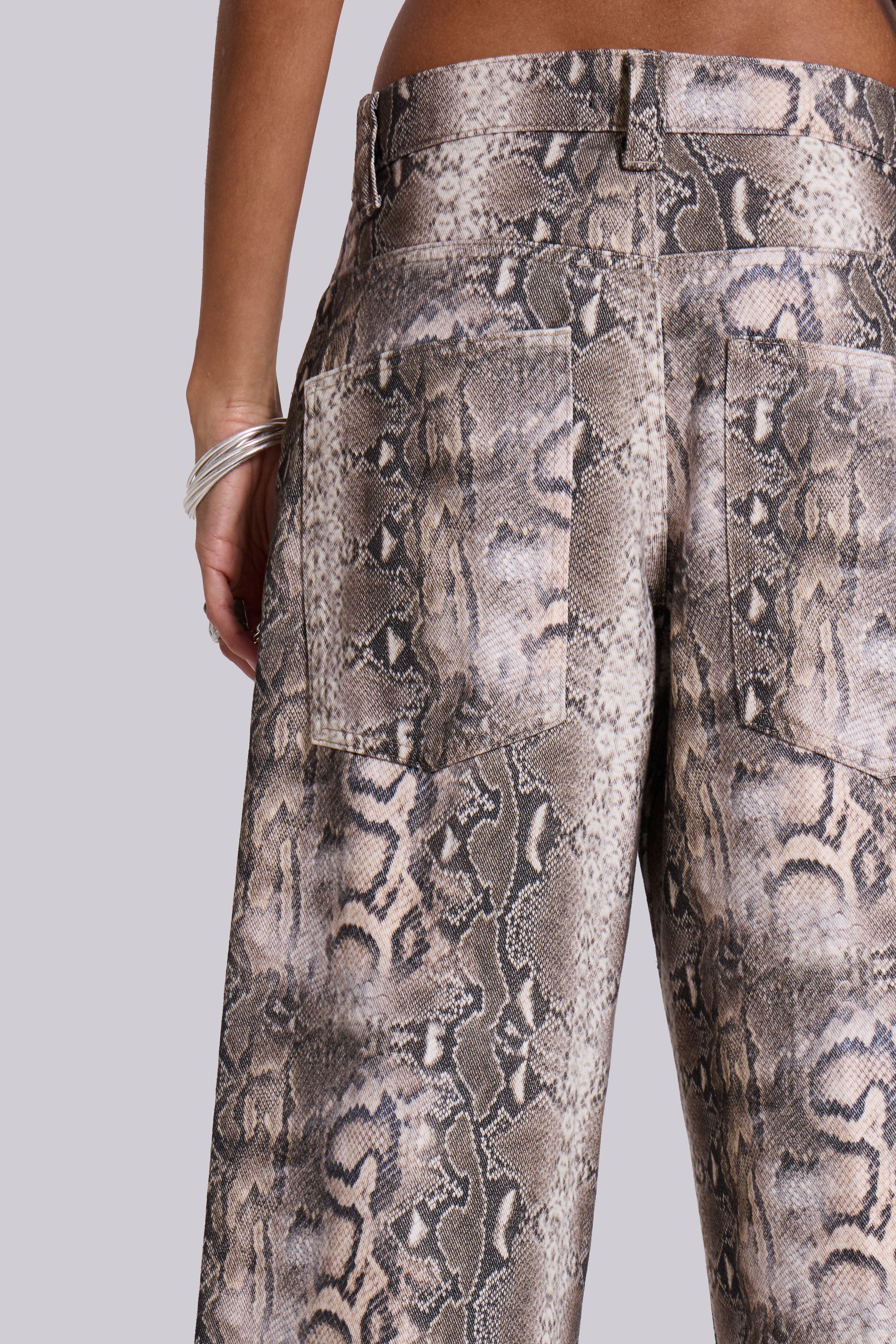 Boa Snake Print Colossus Jeans