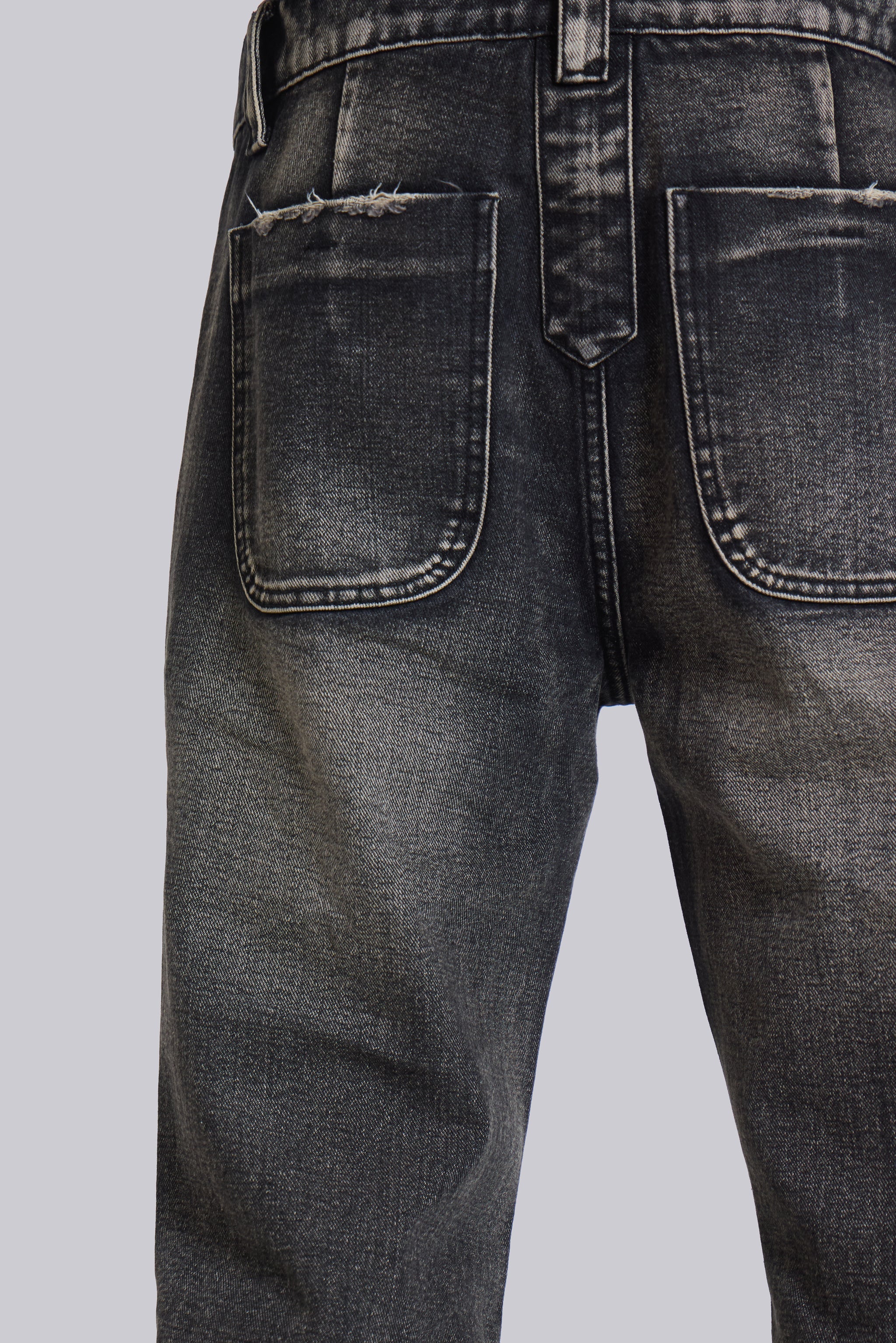 Washed Black Blaze Flared Jeans