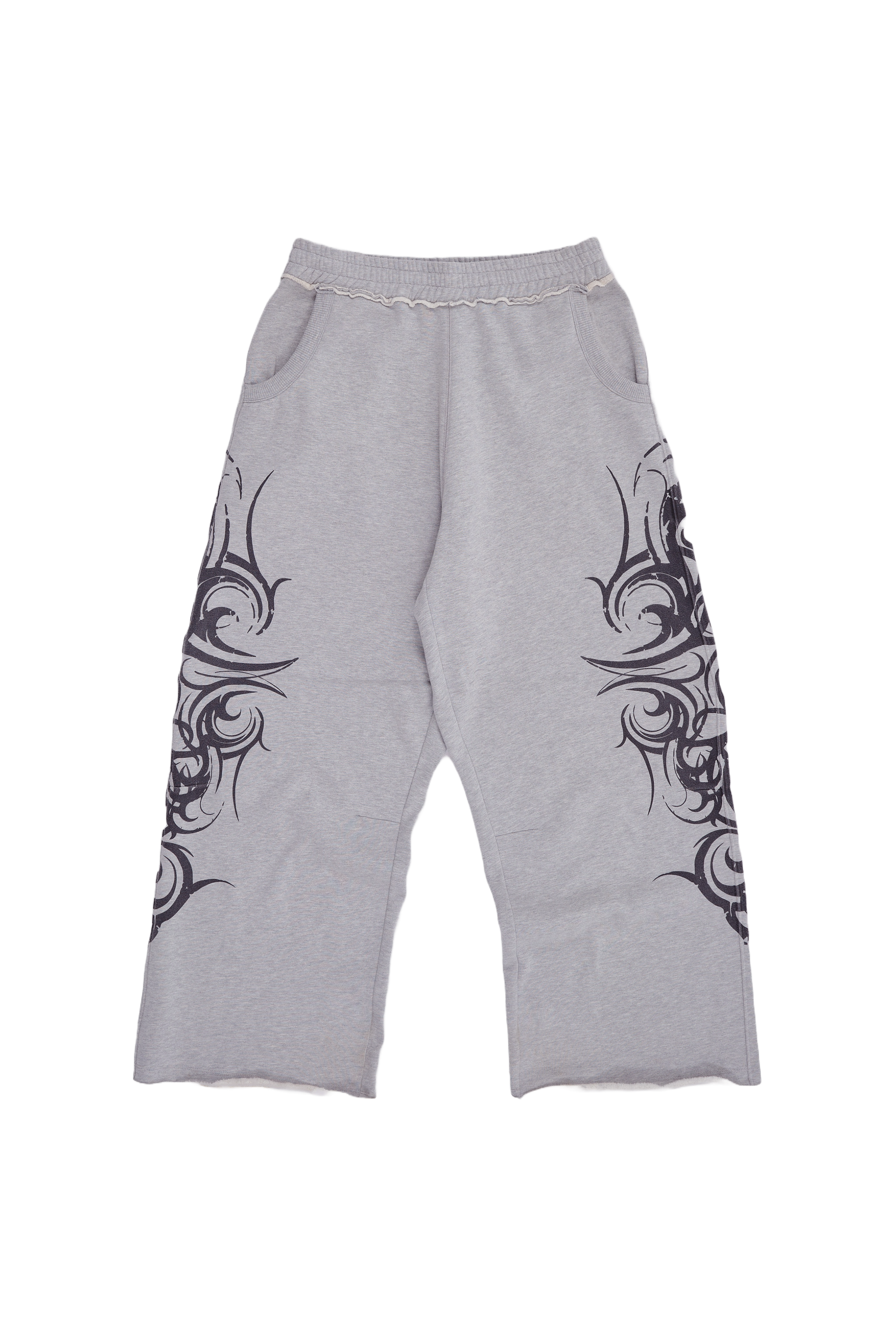 Grey Baggy Blade Joggers