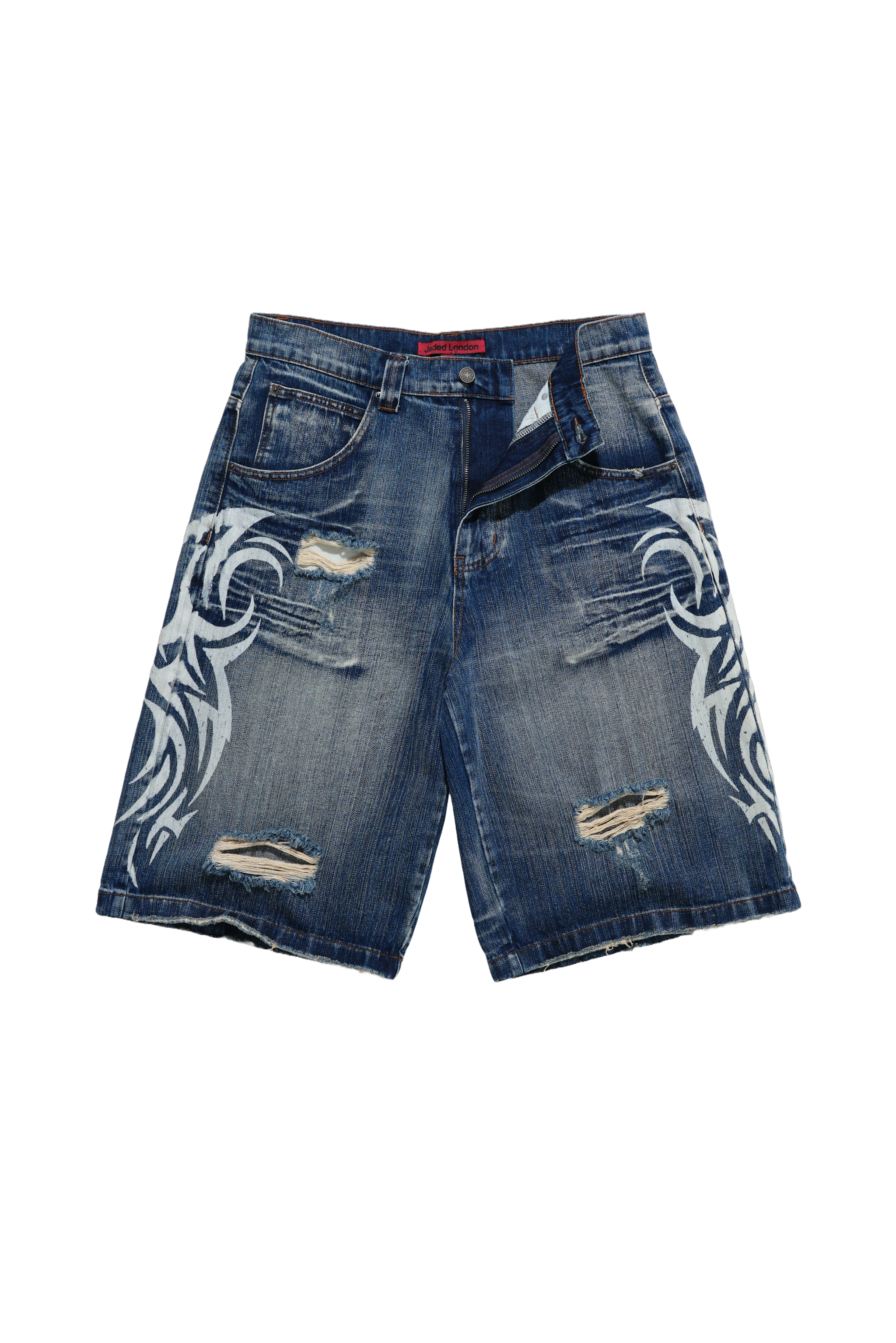 Light Wash Blade Colossus Jorts