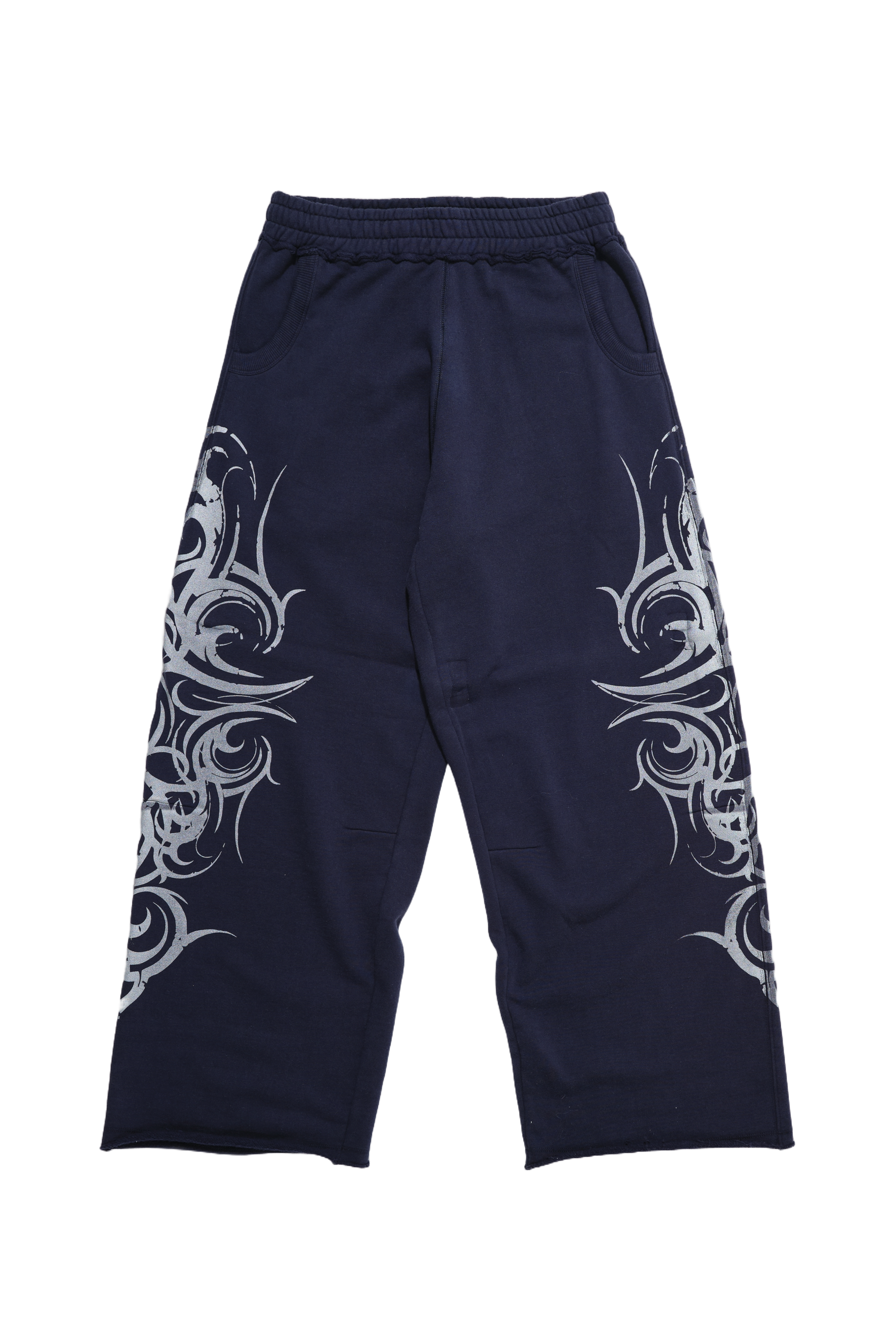 Navy Baggy Blade Joggers