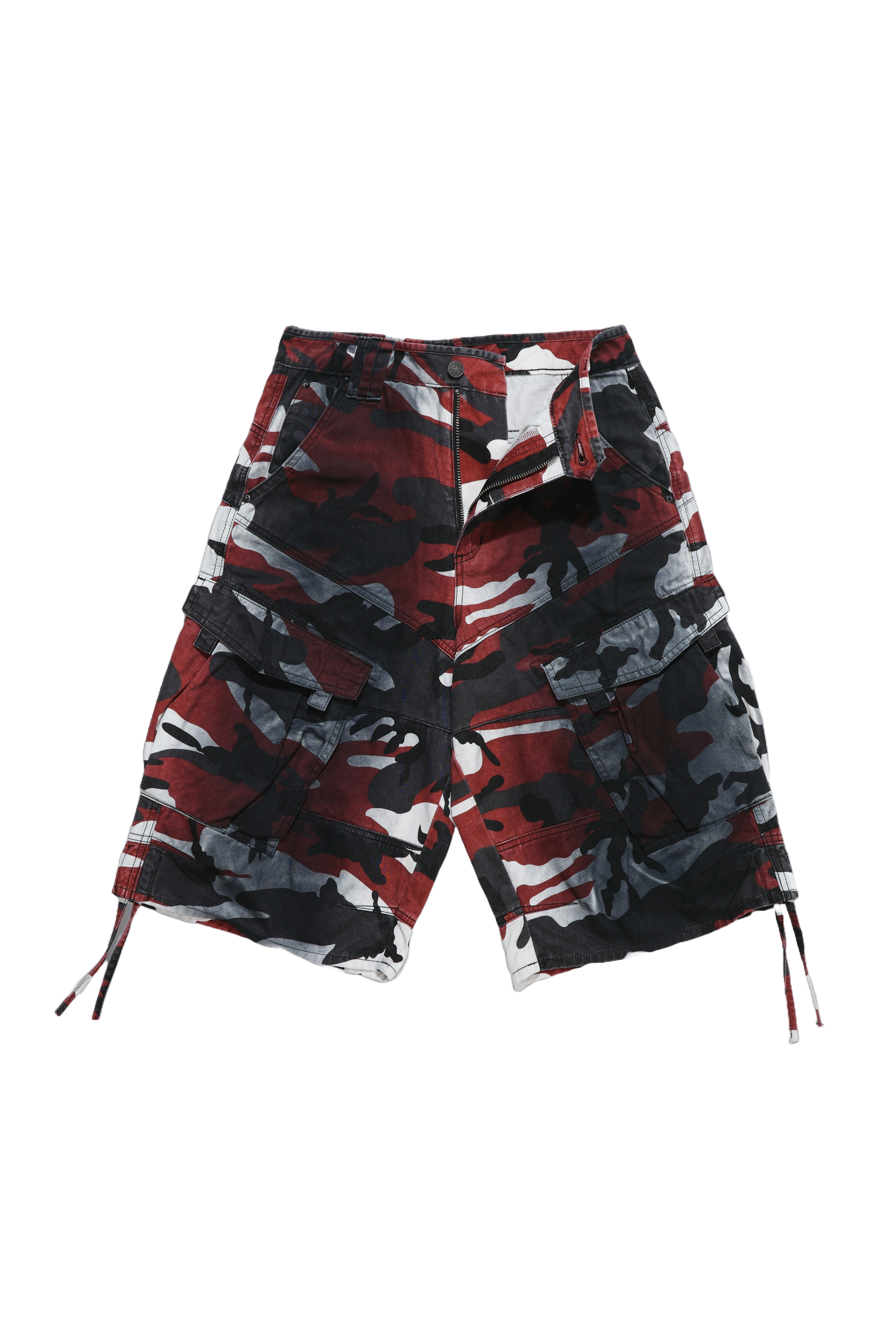 Red Camo Cadet Shorts