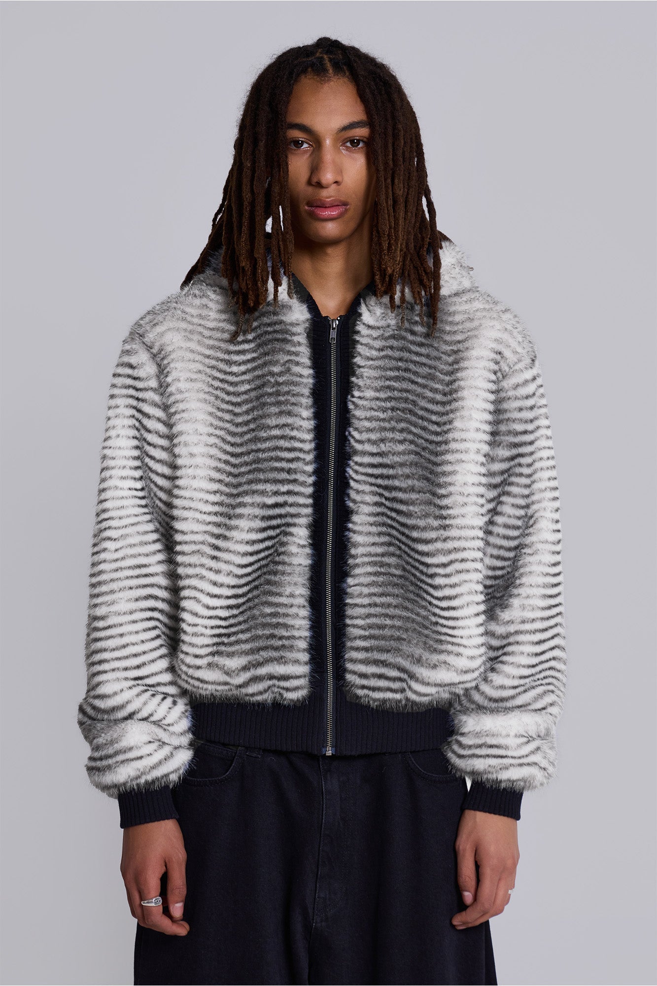 White Bear Faux Fur Jacket