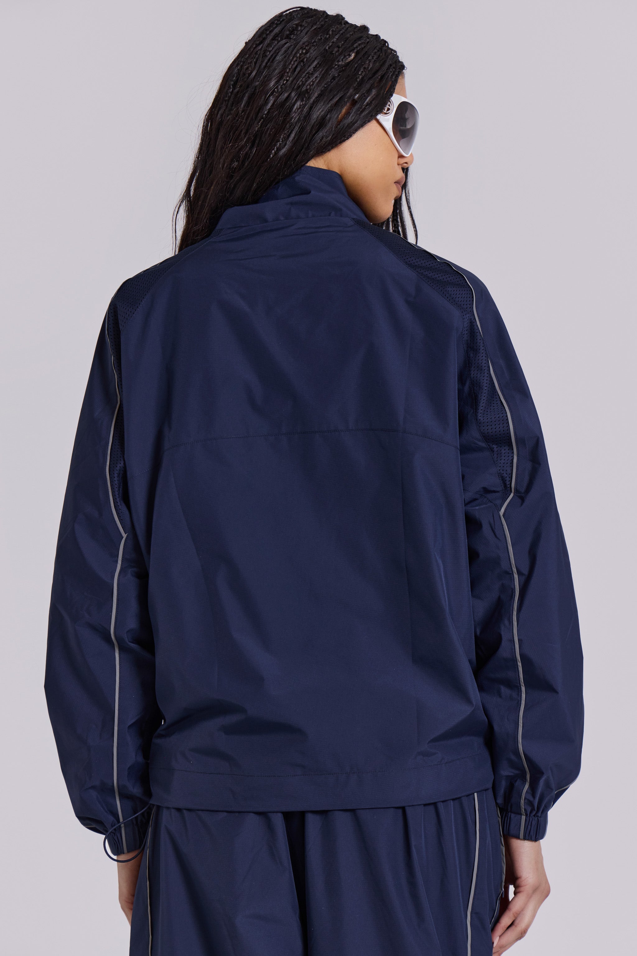 Navy Vapor Tracksuit Top