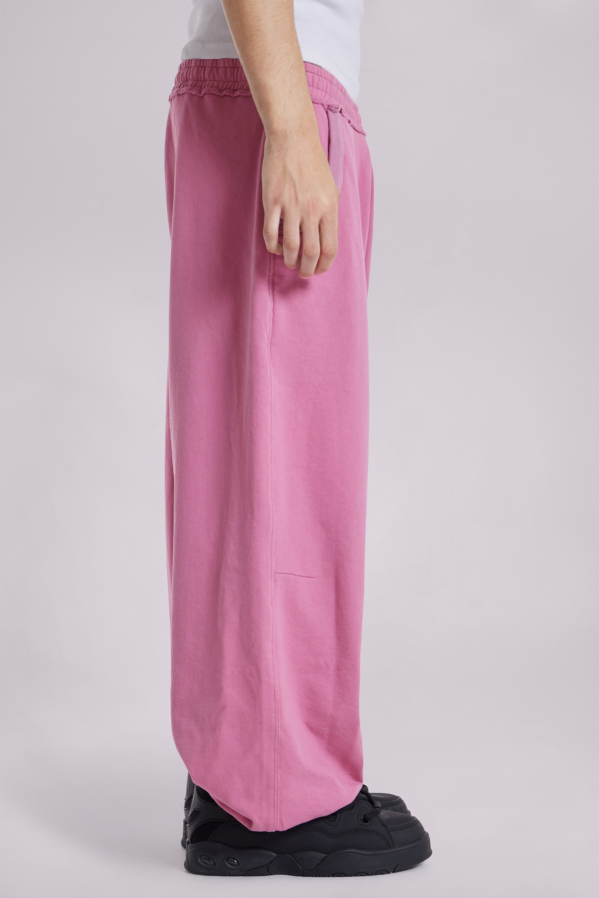 Pink Baggy Cuffed Monster Joggers
