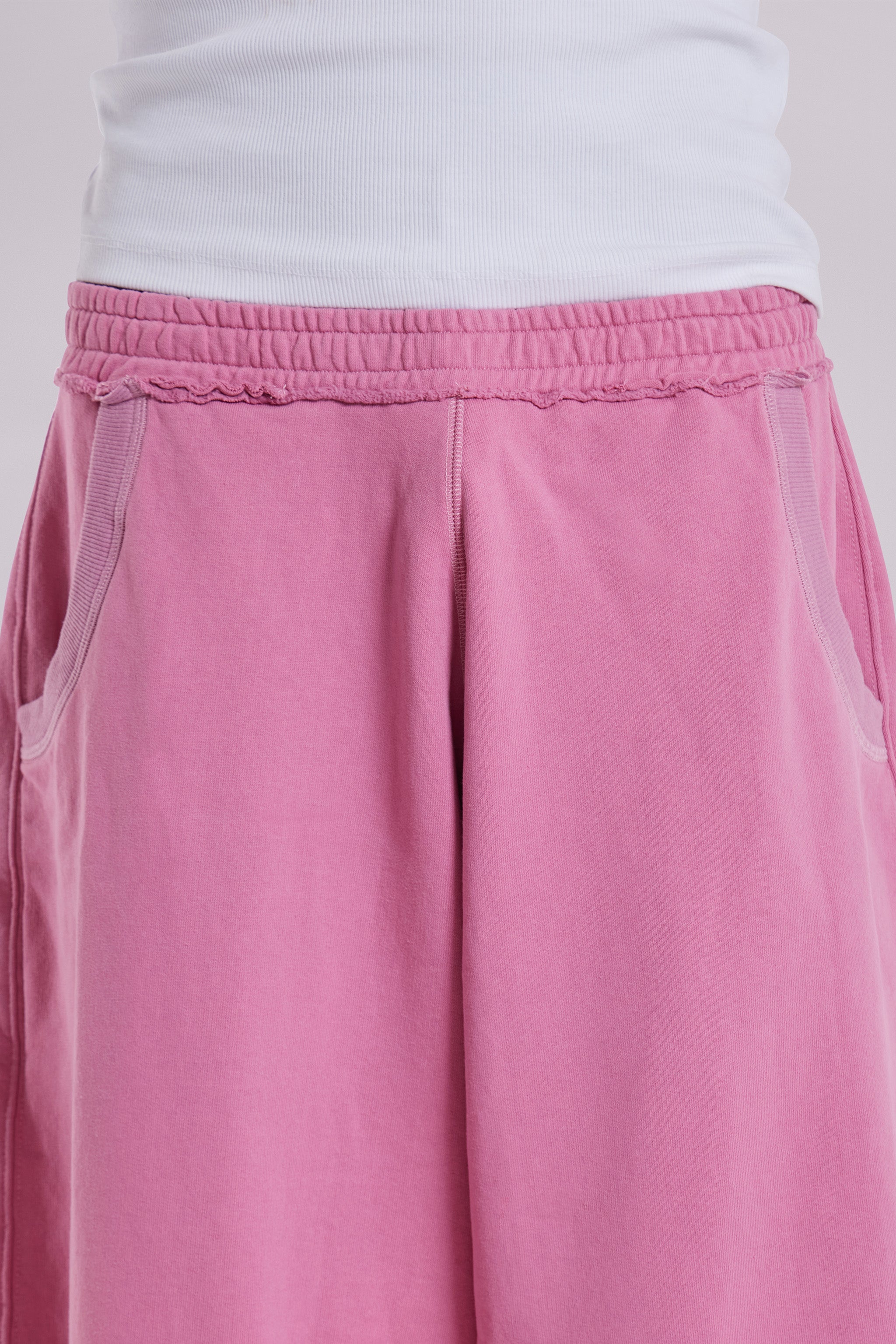 Pink Baggy Cuffed Monster Joggers