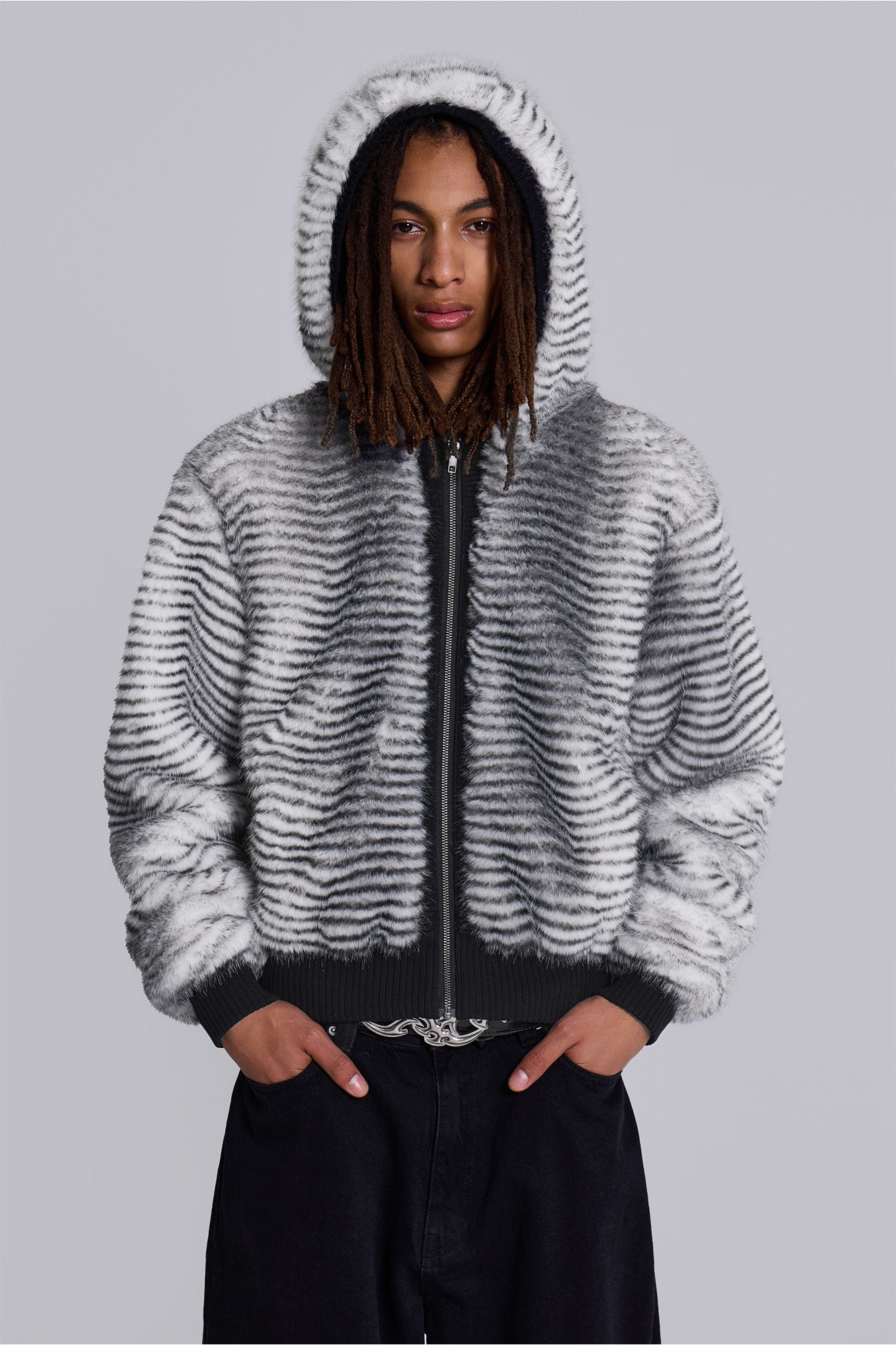 White Bear Faux Fur Jacket